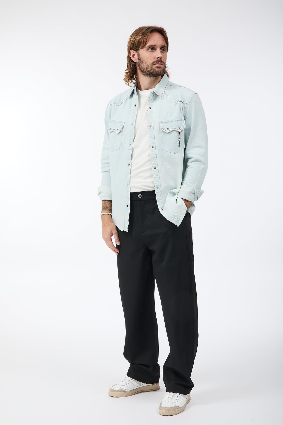 Camicia Berna Denim Destroy