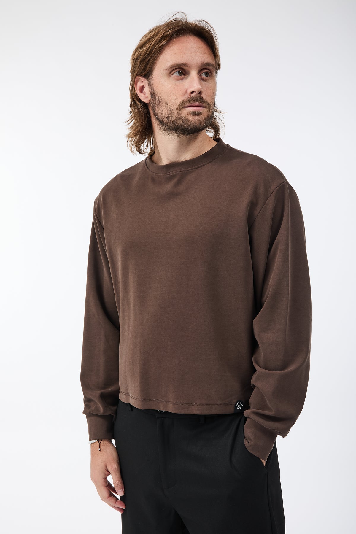 Felpa Imperial Cropped Moro I70