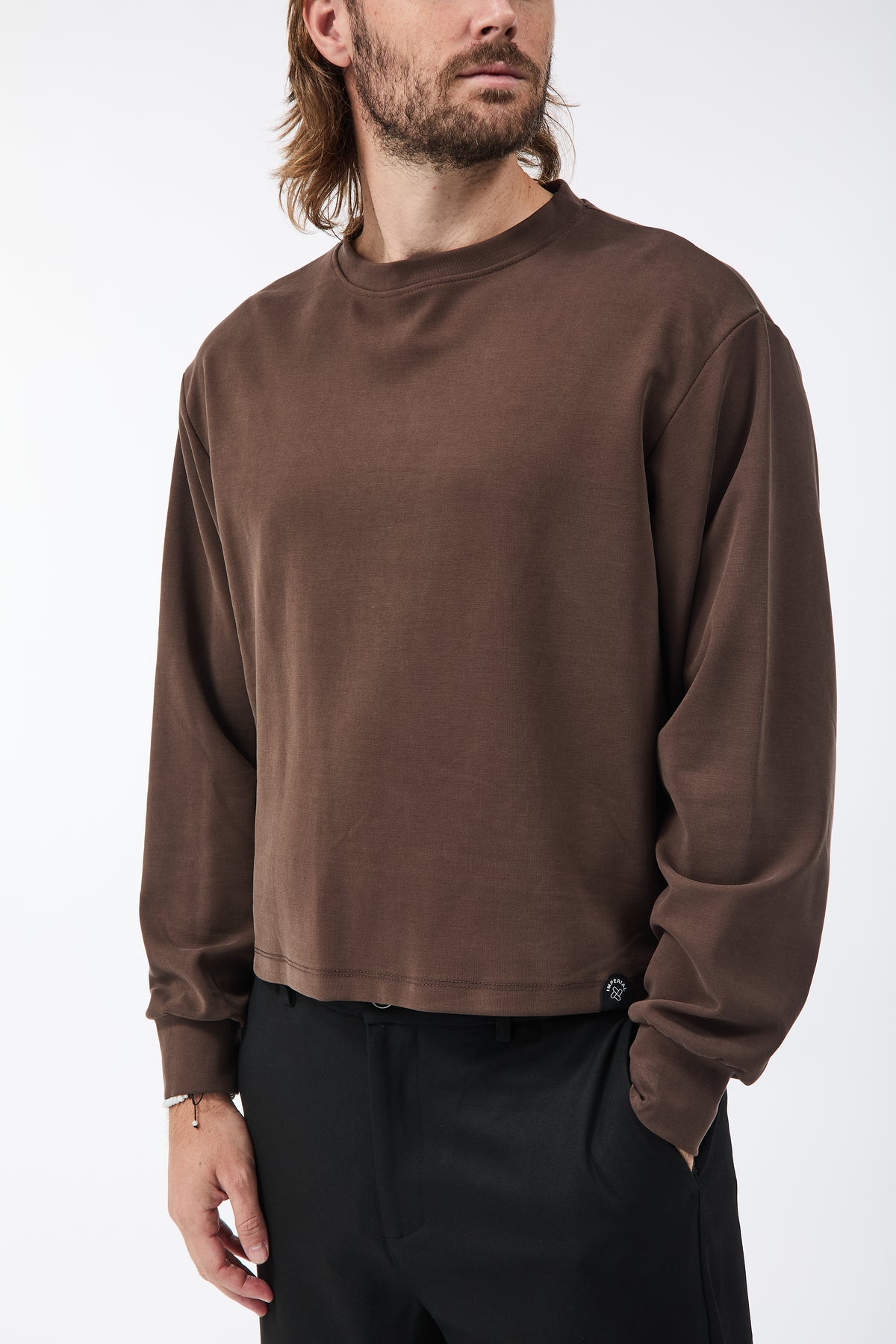 Felpa Imperial Cropped Moro I70