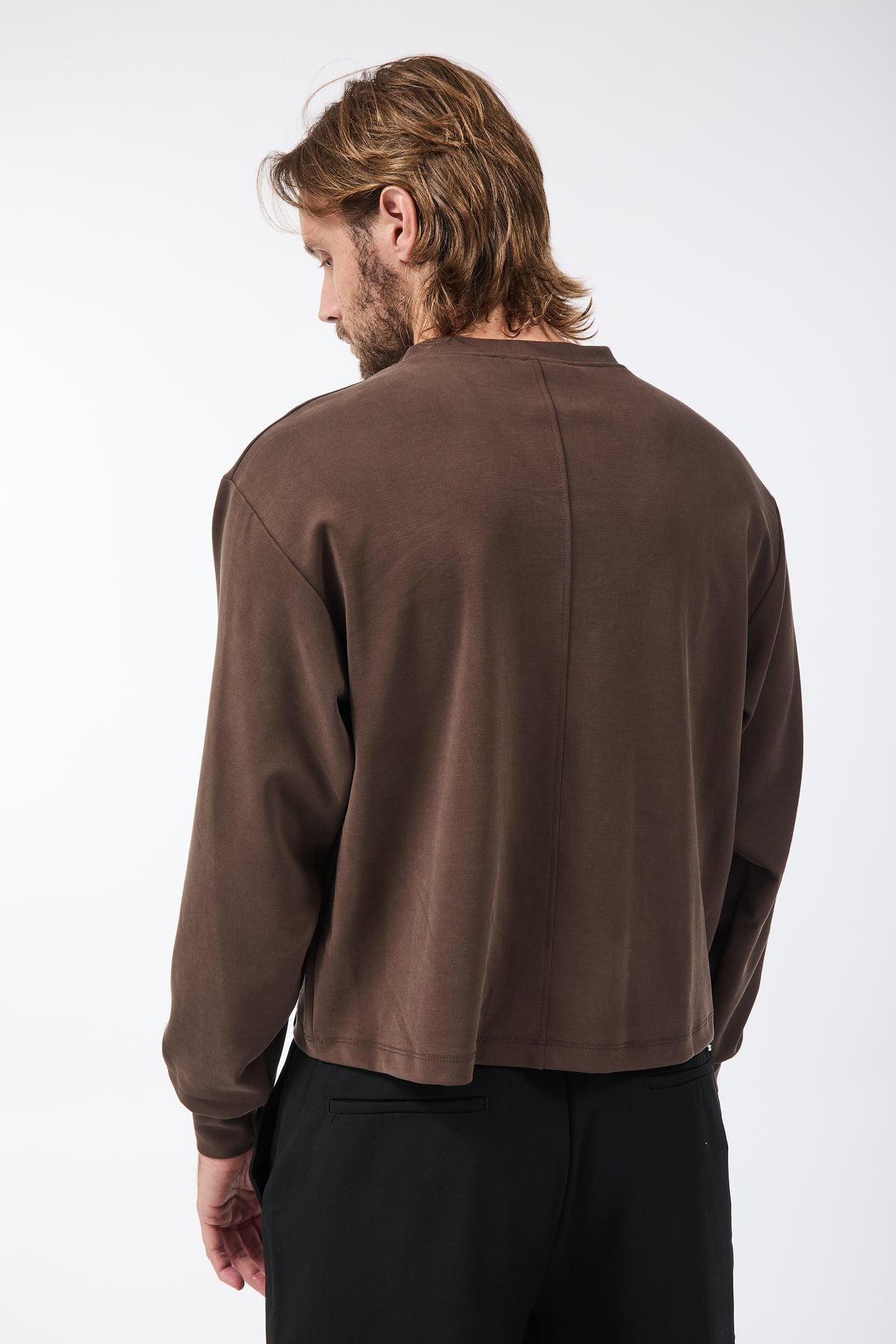 Felpa Imperial Cropped Moro I70