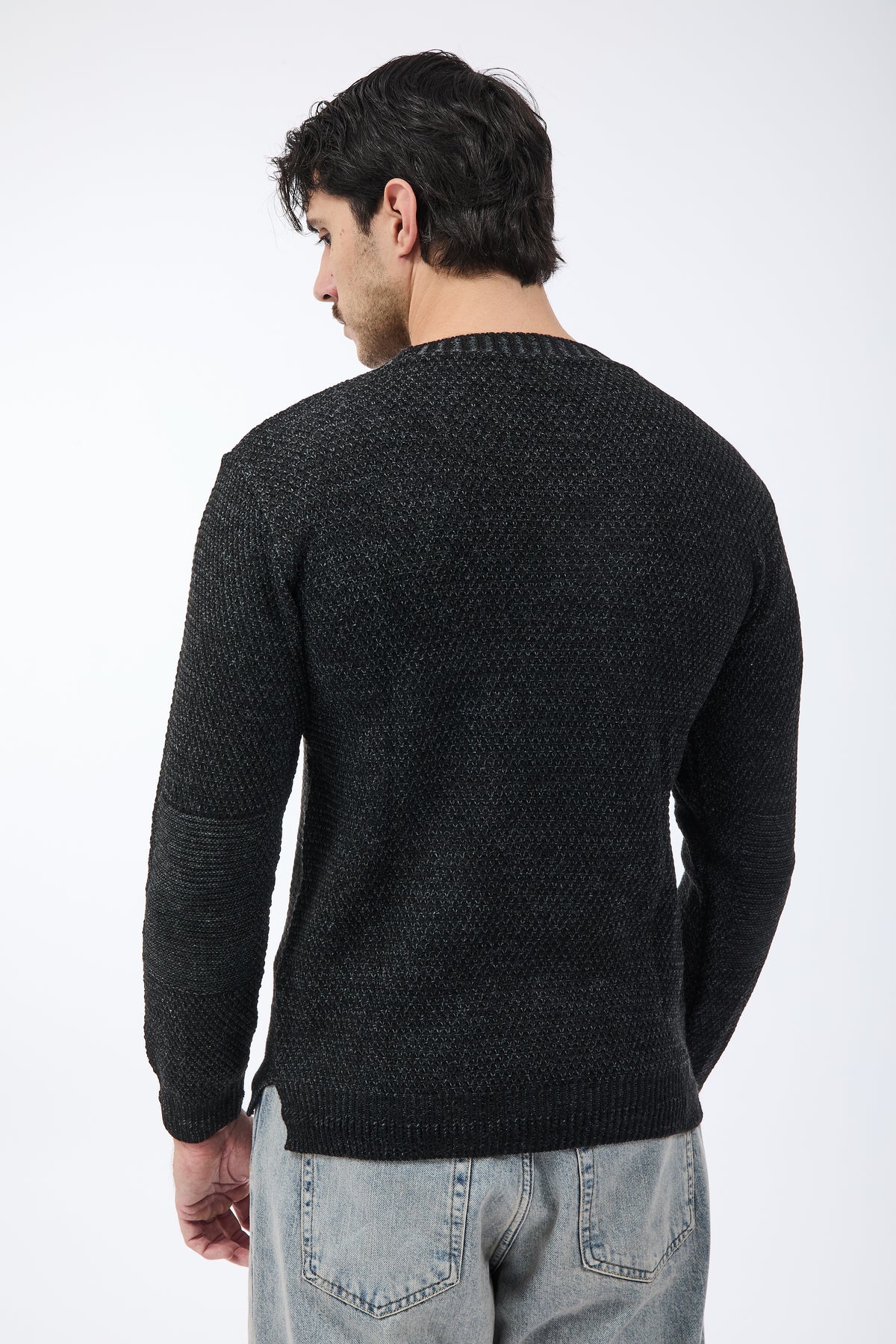 Maglione Block Eleven Scandiano Nero-Antracite