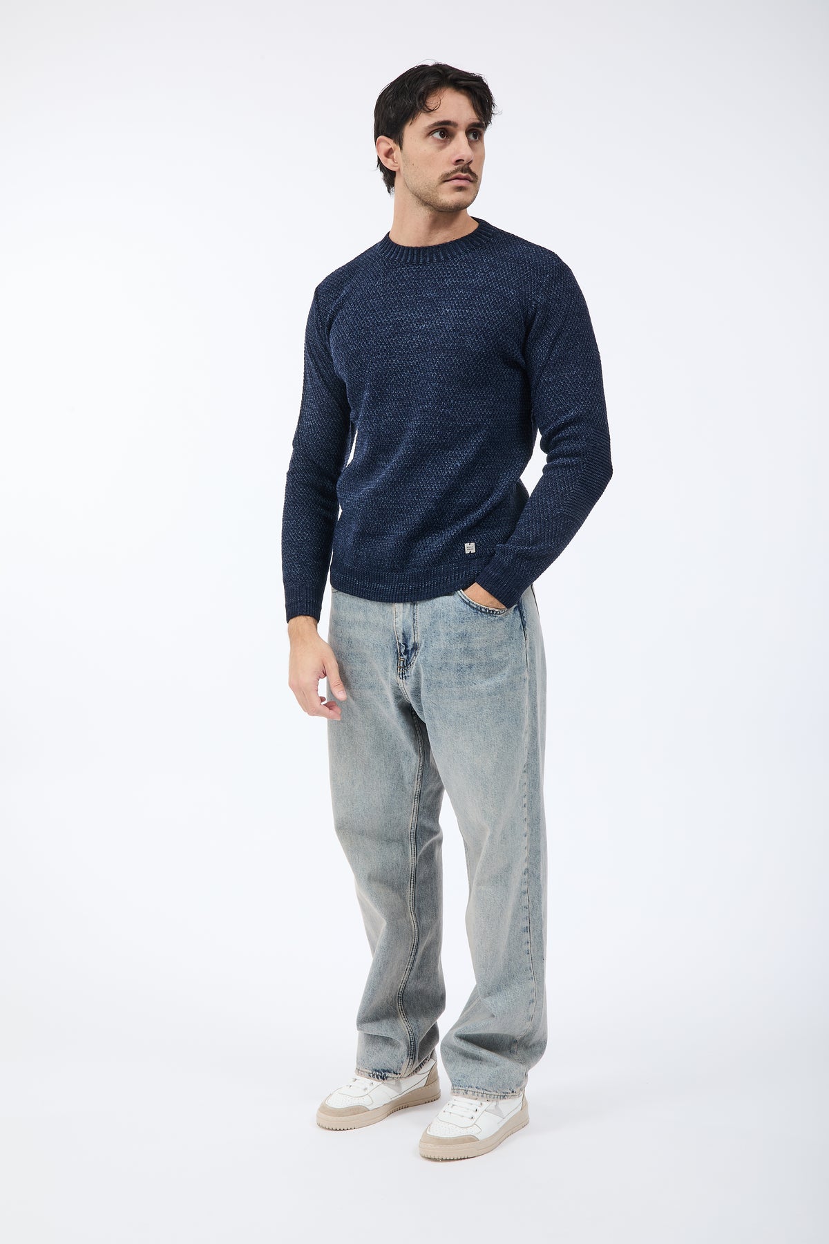 Maglione Block Eleven Scandiano Blu-Jeans
