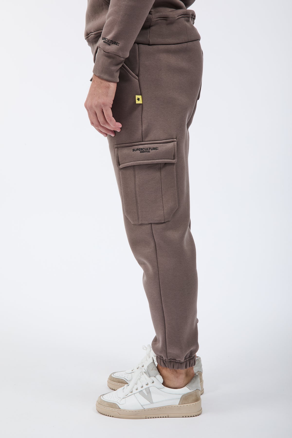 Pantalone Superculture Felpa Poser Tortora