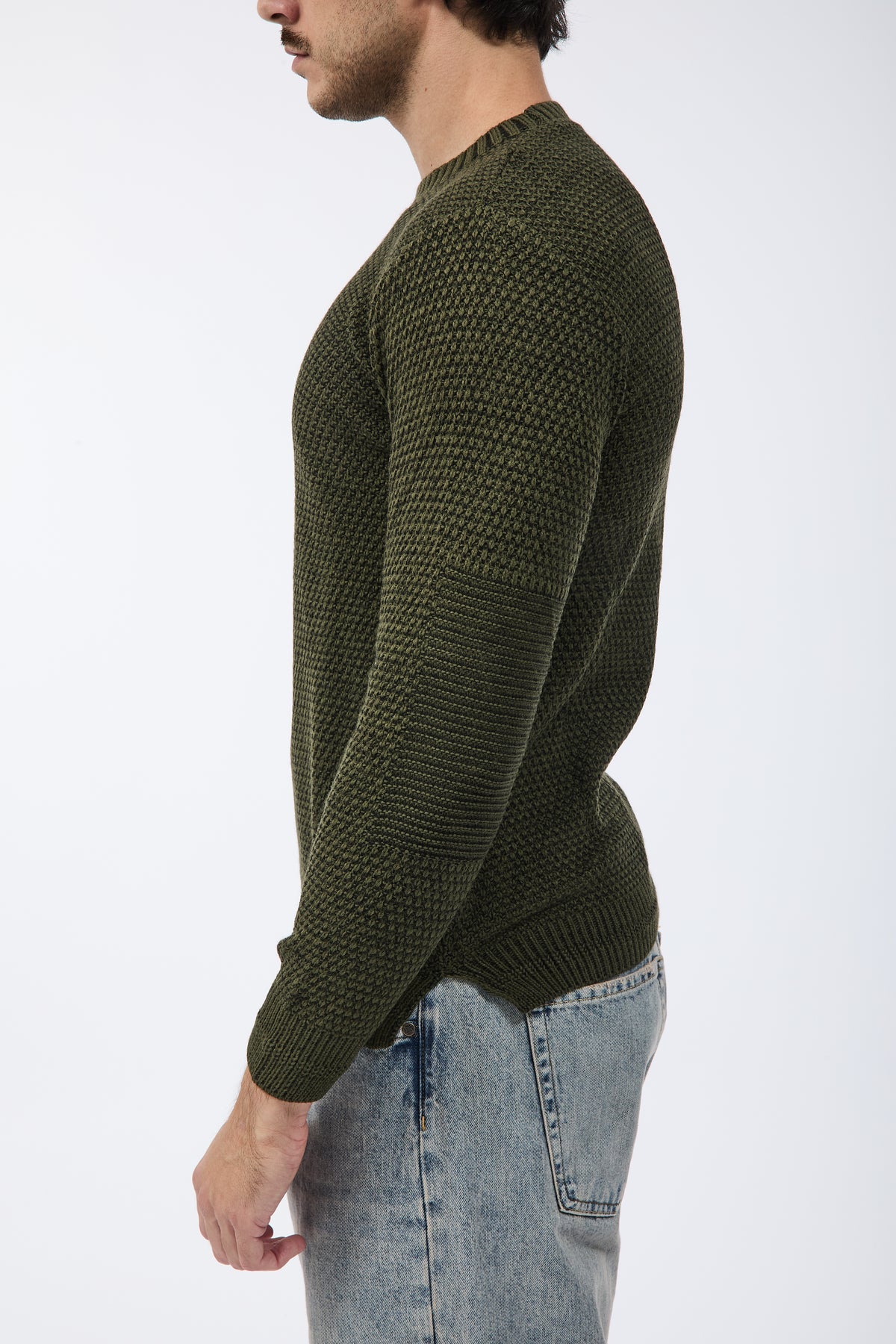 Maglione Block Eleven Scandiano Verde-Nero