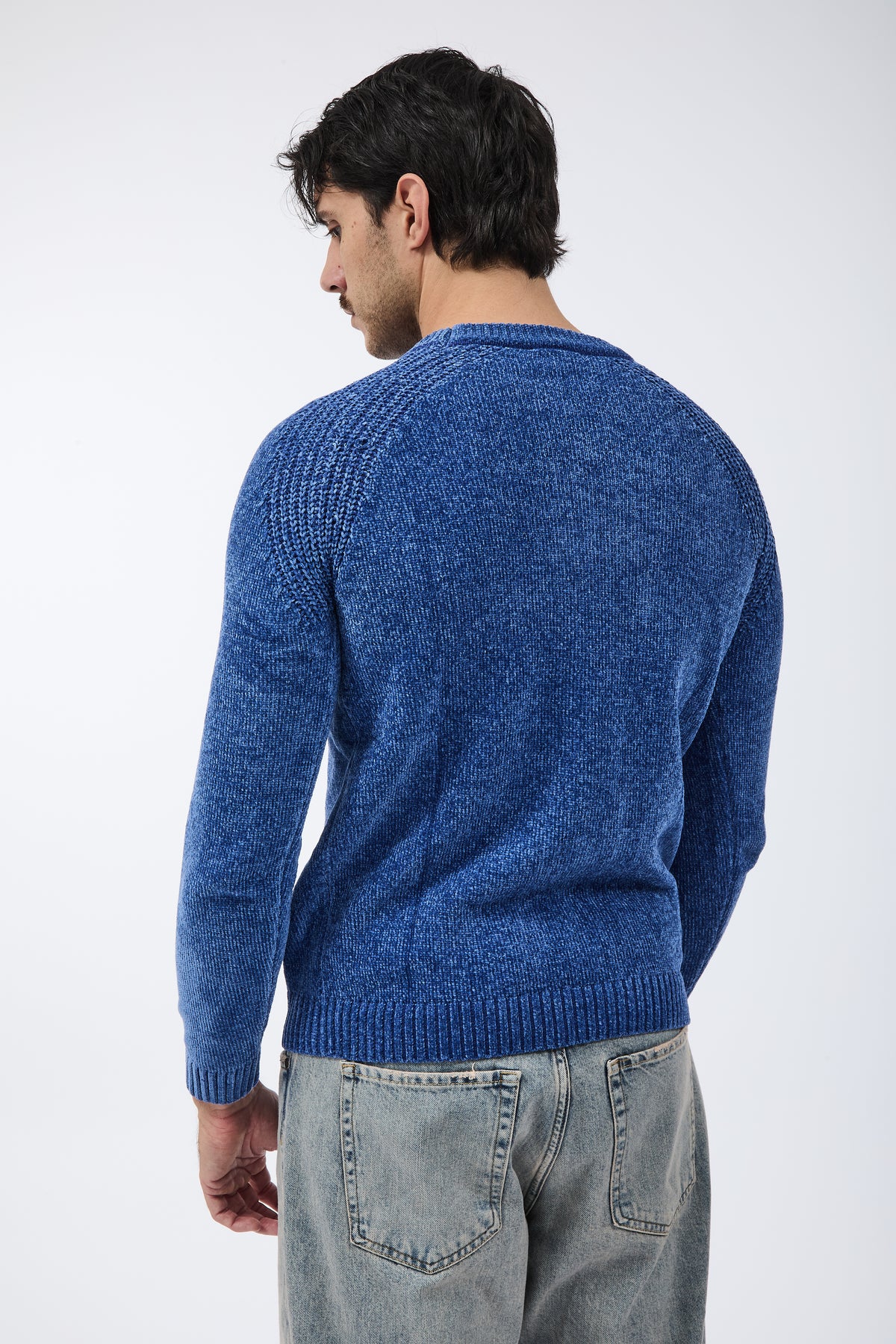 Maglione Over-d Ciniglia M21 Denim