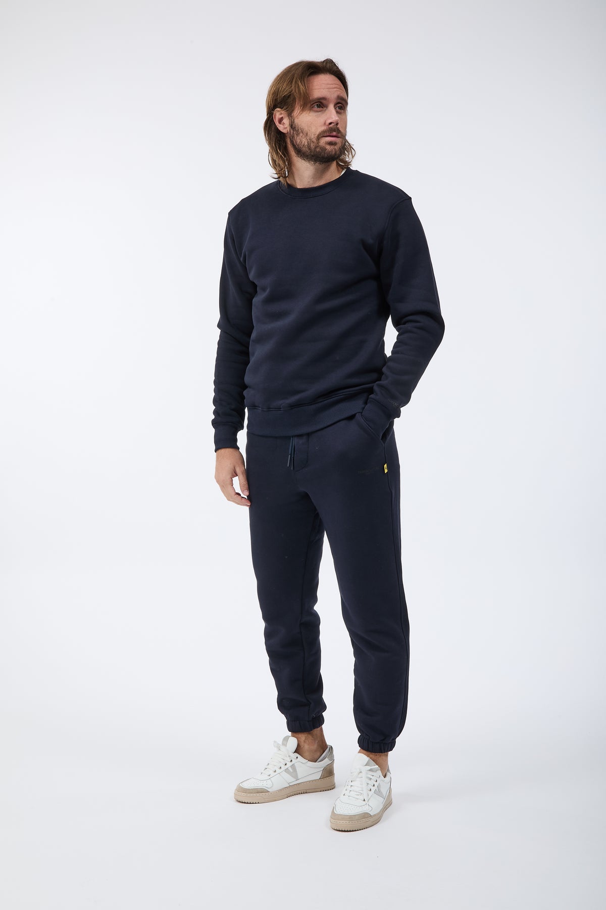 Felpa Superculture Girocollo Teddy Blu