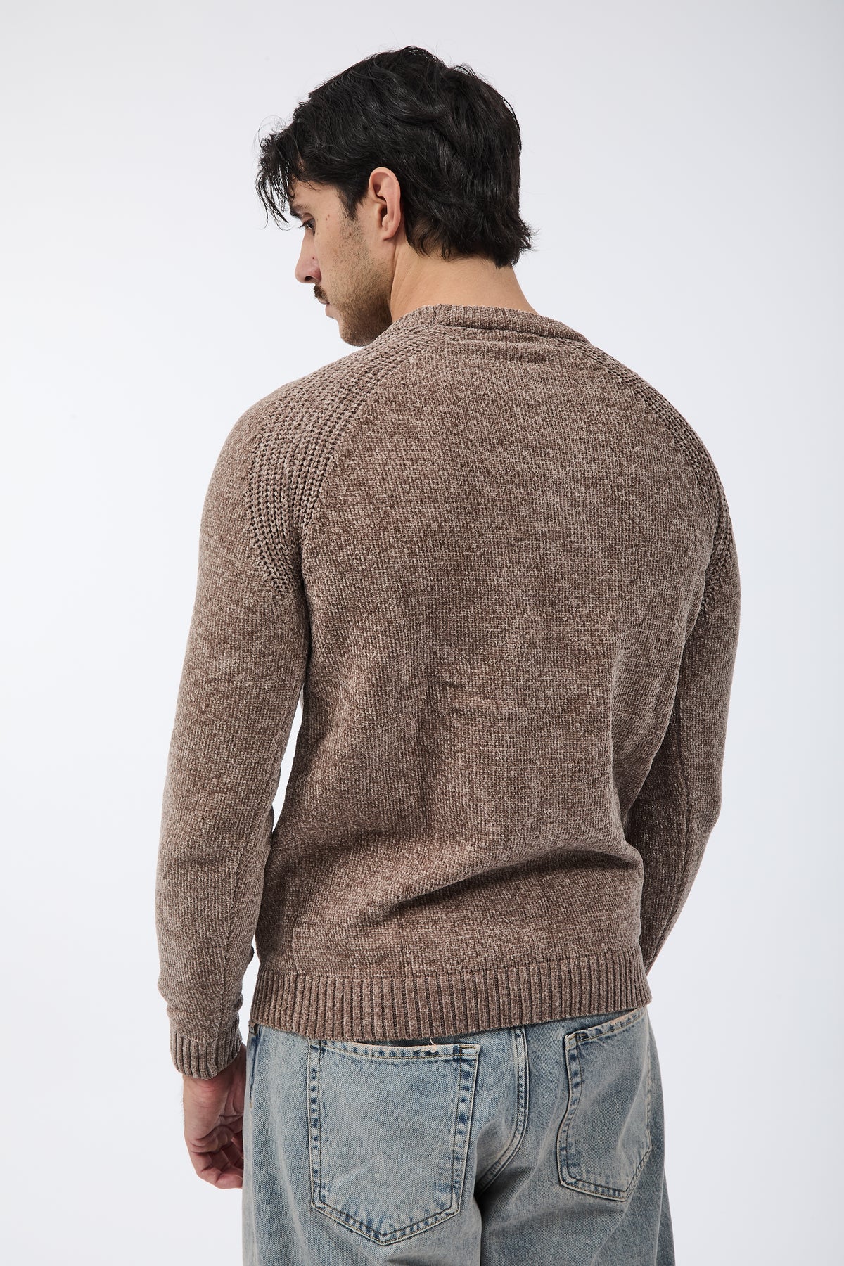 Maglione Over-d Ciniglia M21 Taupe