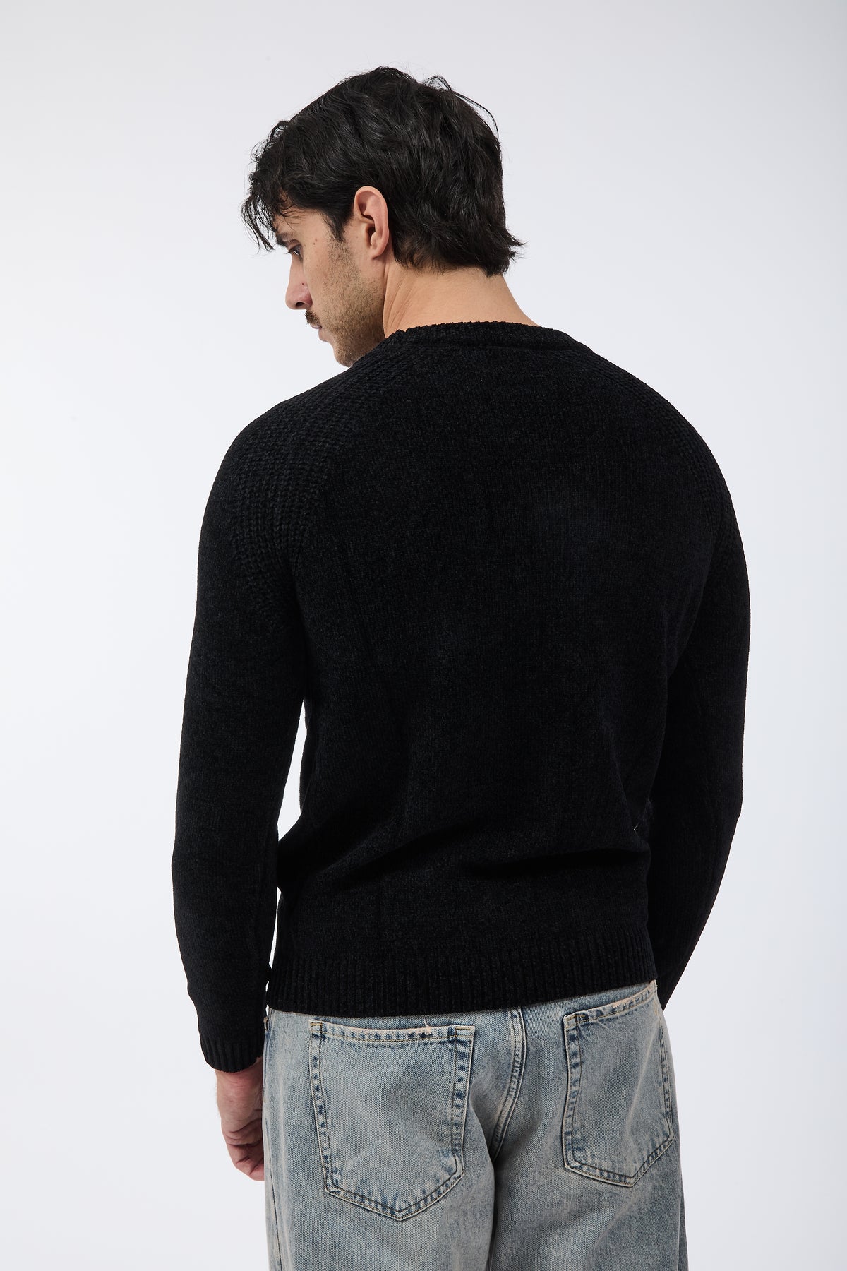 Maglione Over-d Ciniglia M21 Nero