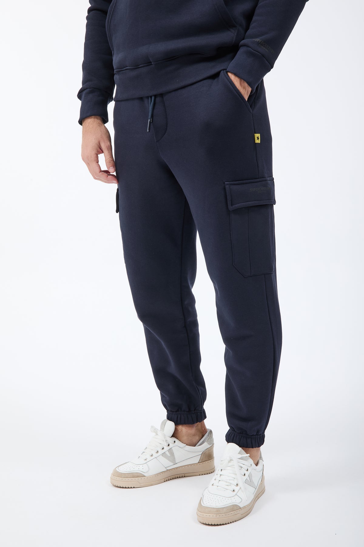 Pantalone Superculture Felpa Poser Blu