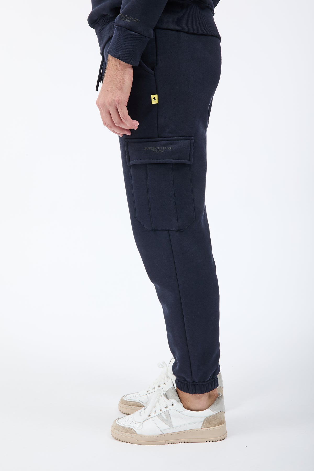 Pantalone Superculture Felpa Poser Blu