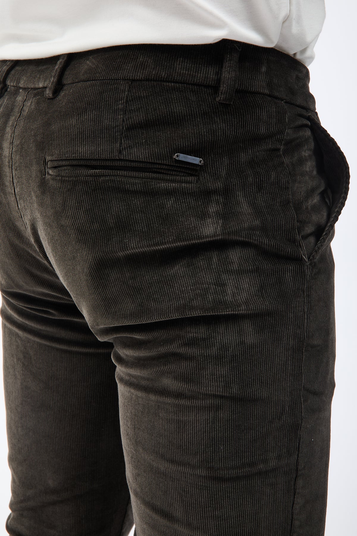 Pantalone Gianni Lupo Tahoma Velluto Coffee