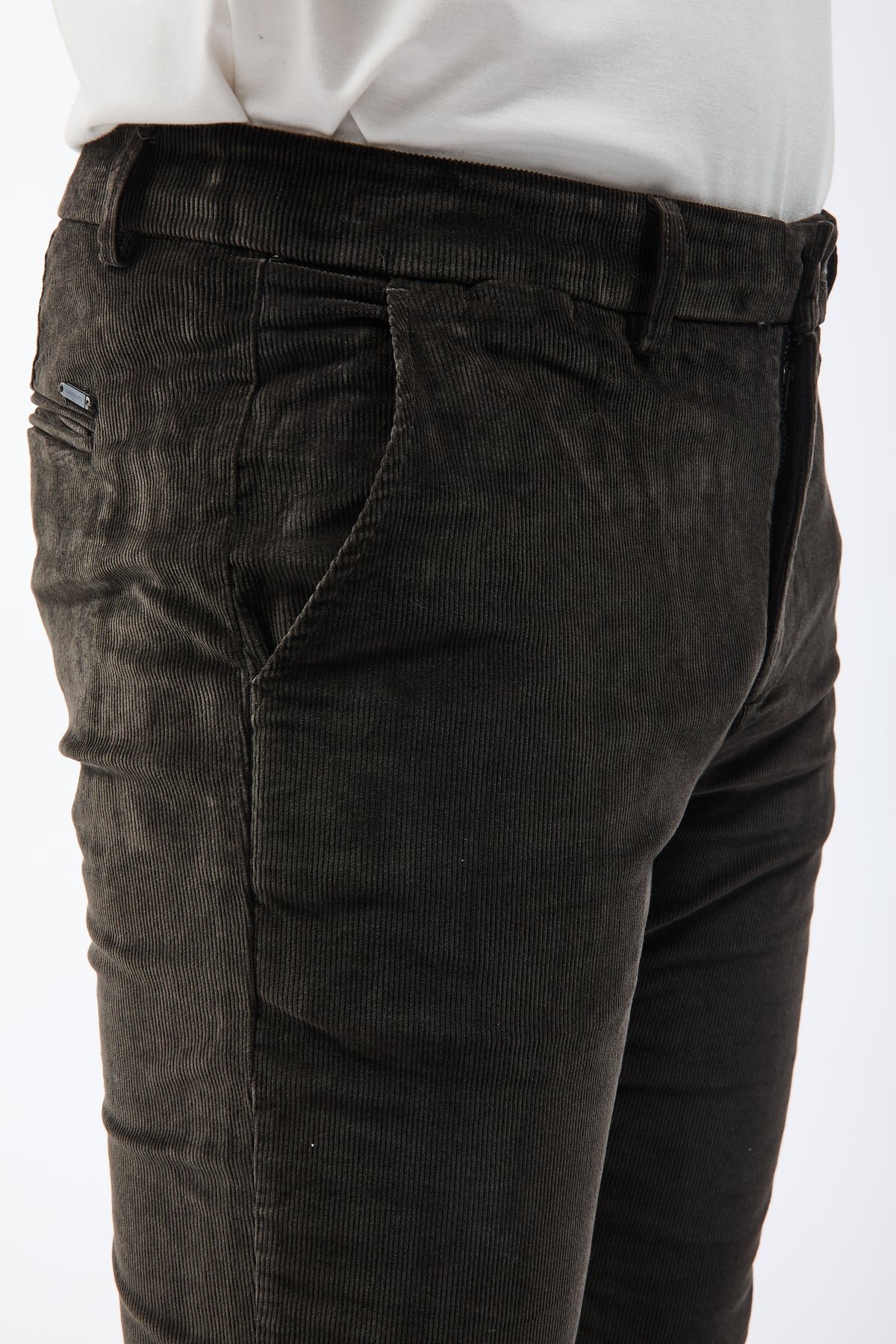 Pantalone Gianni Lupo Tahoma Velluto Coffee