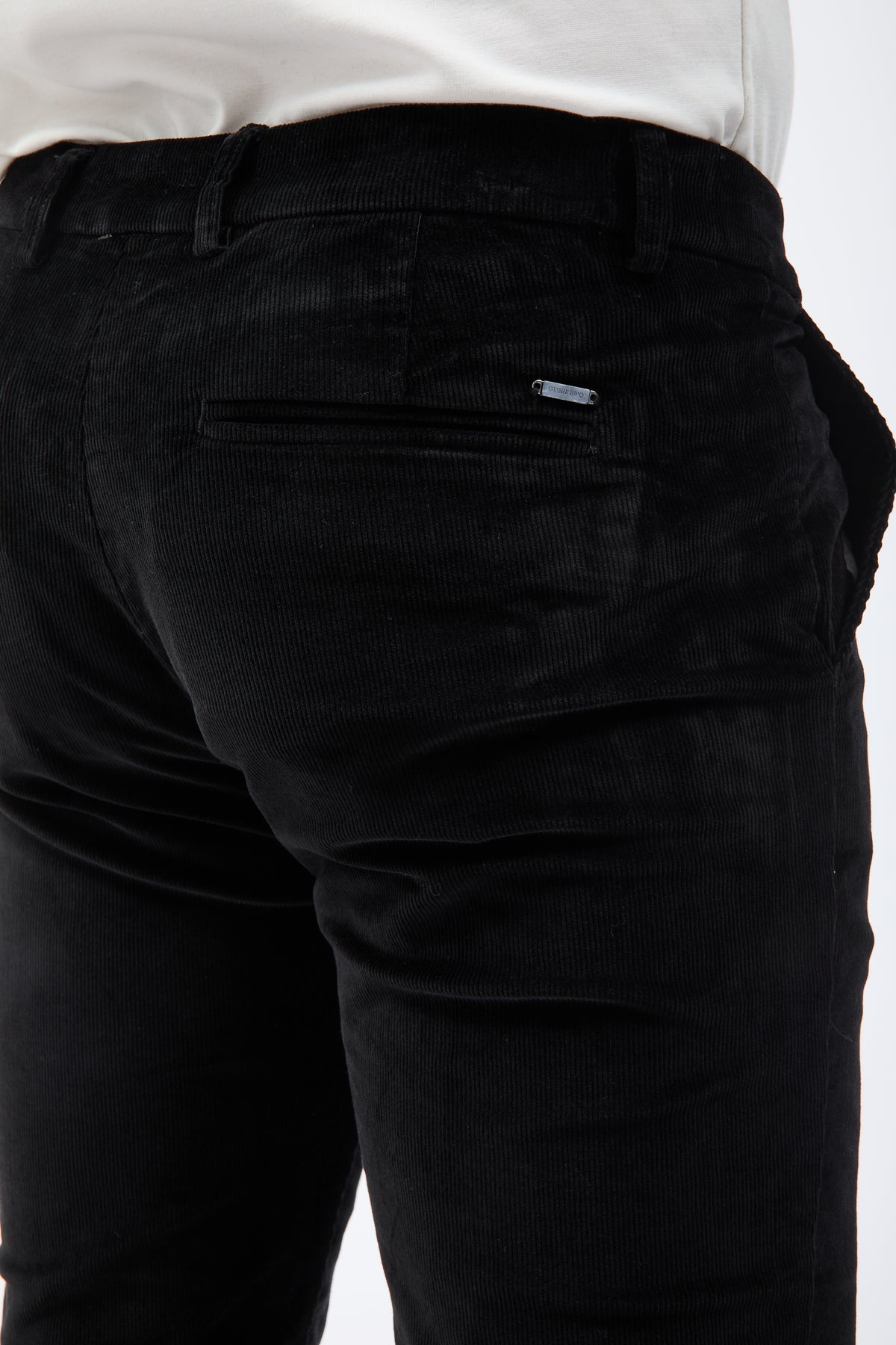 Pantalone Gianni Lupo Tahoma Velluto Nero