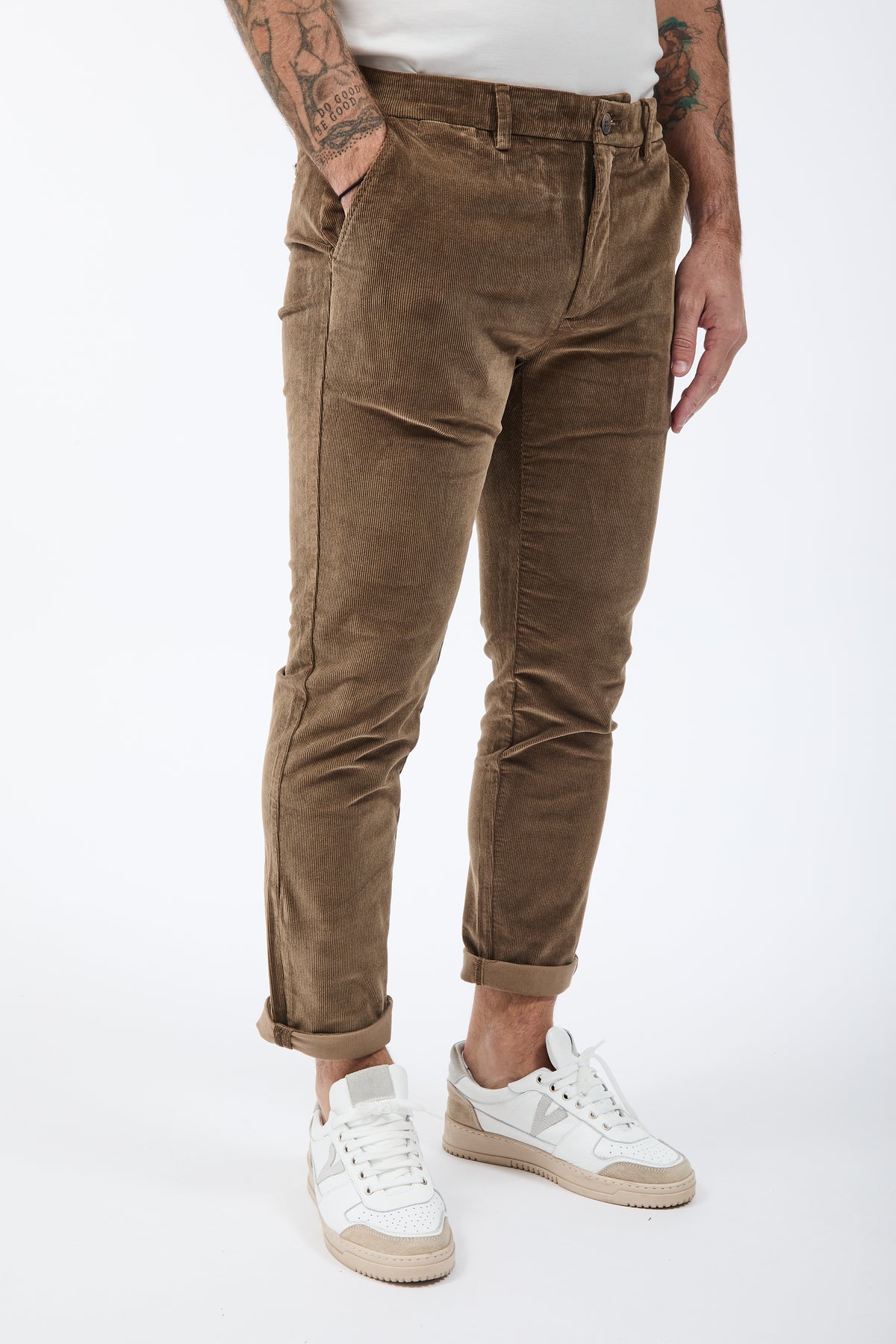 Pantalone Gianni Lupo Tahoma Velluto Cammello
