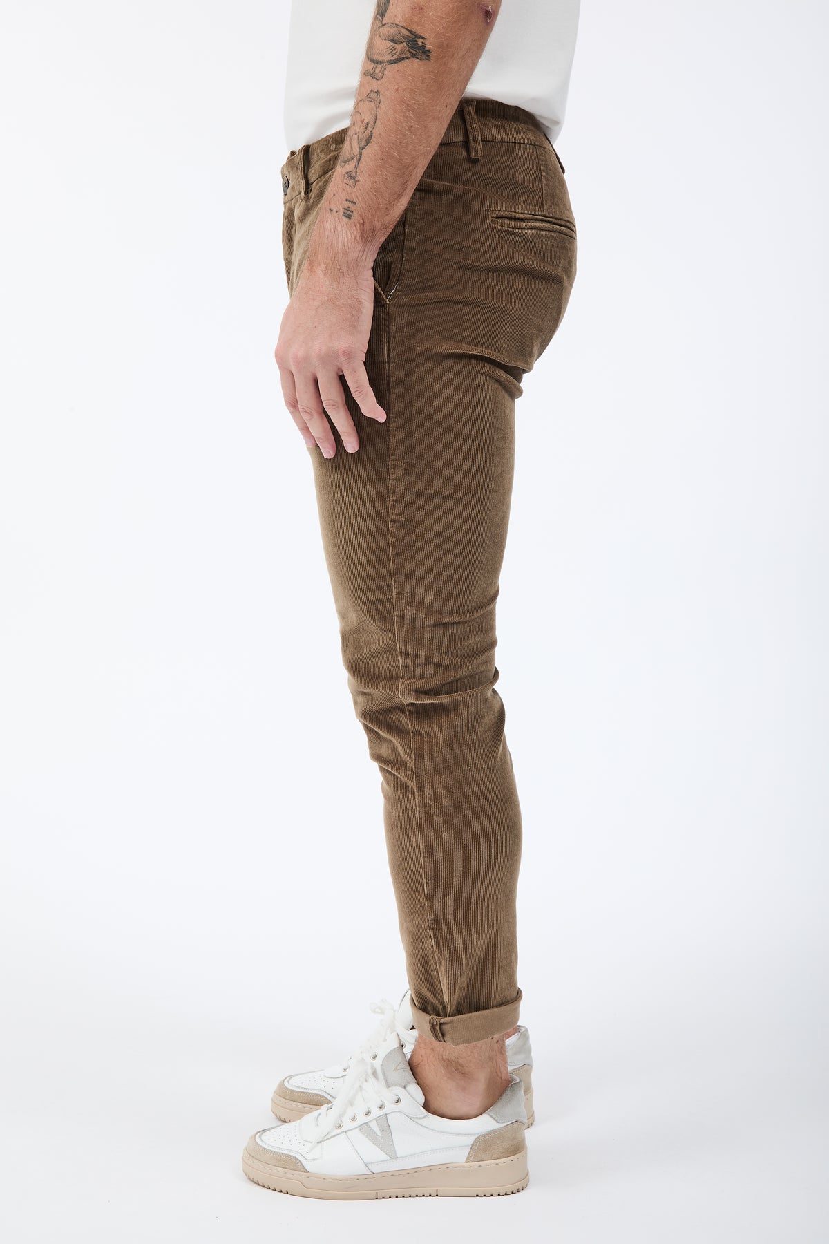 Pantalone Gianni Lupo Tahoma Velluto Cammello