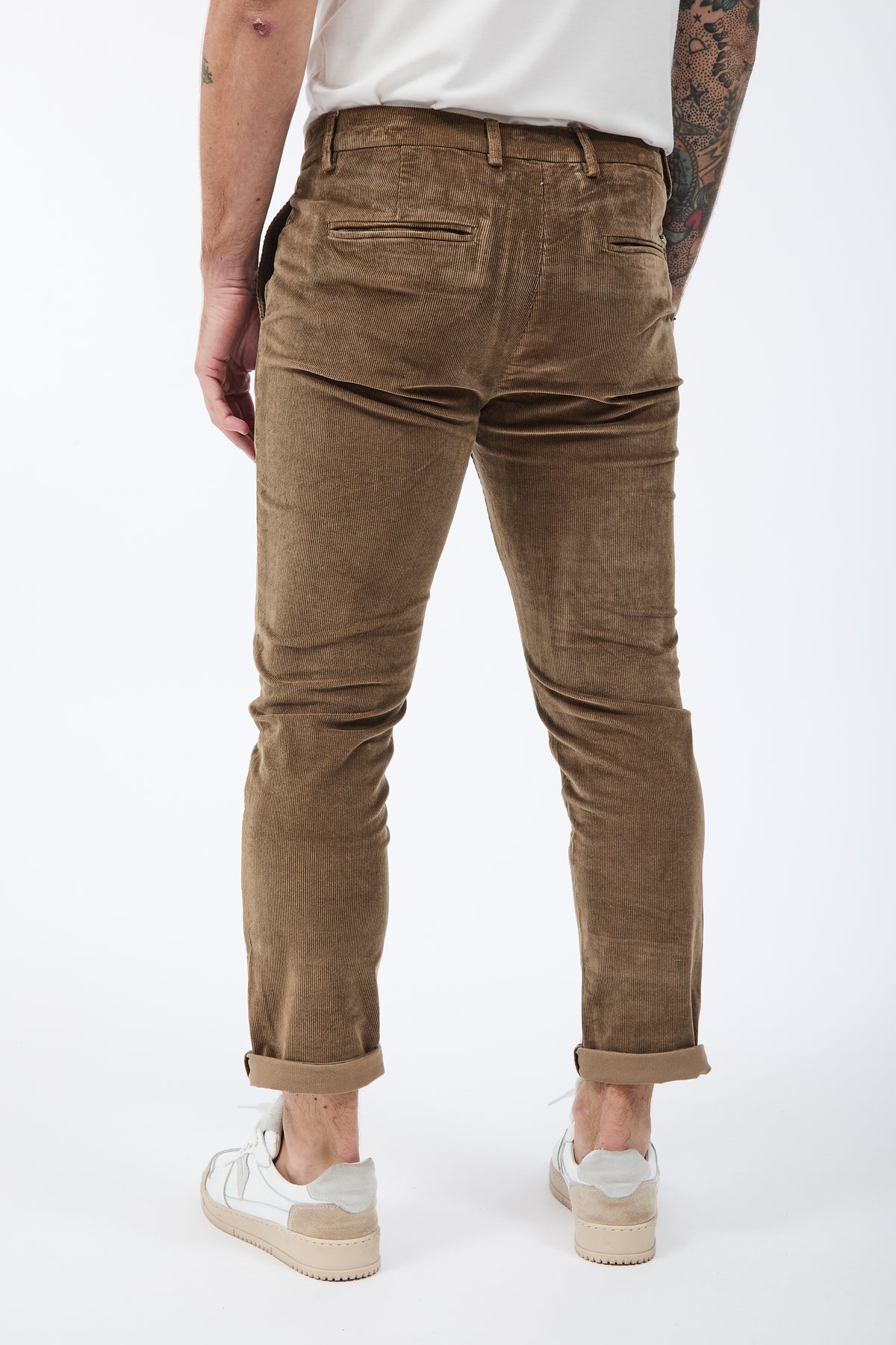 Pantalone Gianni Lupo Tahoma Velluto Cammello