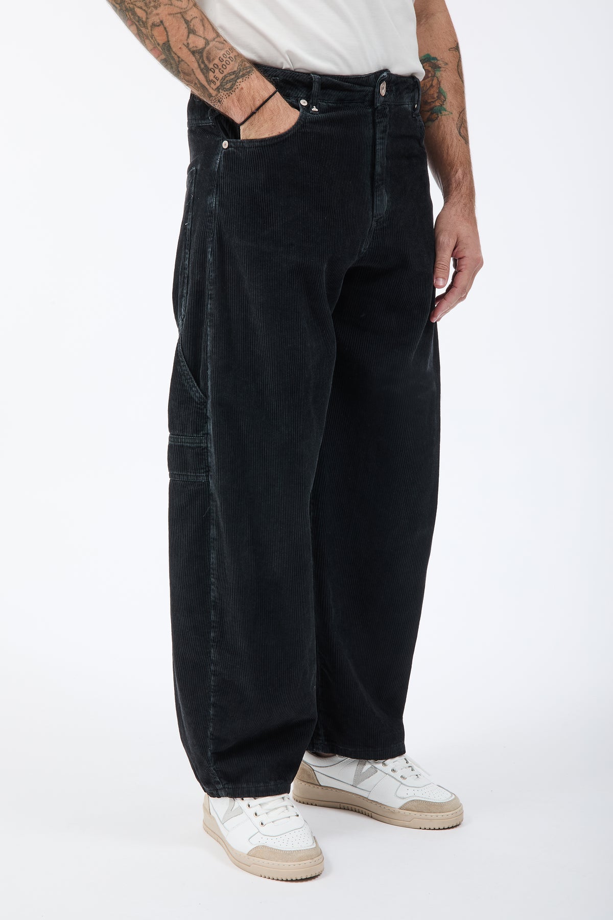 Pantalone Berna Carpenter Velluto Nero