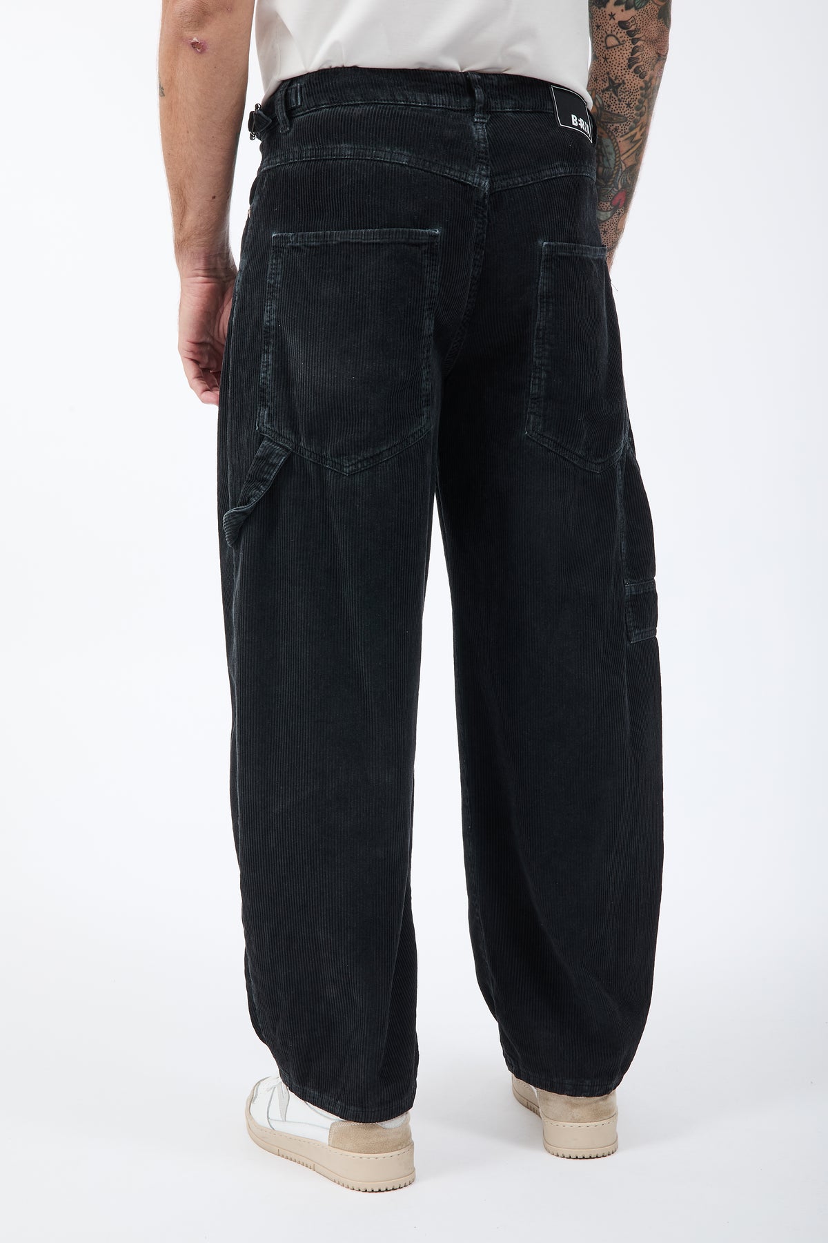 Pantalone Berna Carpenter Velluto Nero