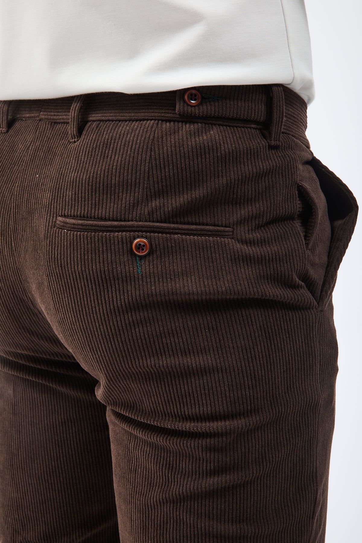 Pantalone Block Eleven Chinos Velluto Moro 10