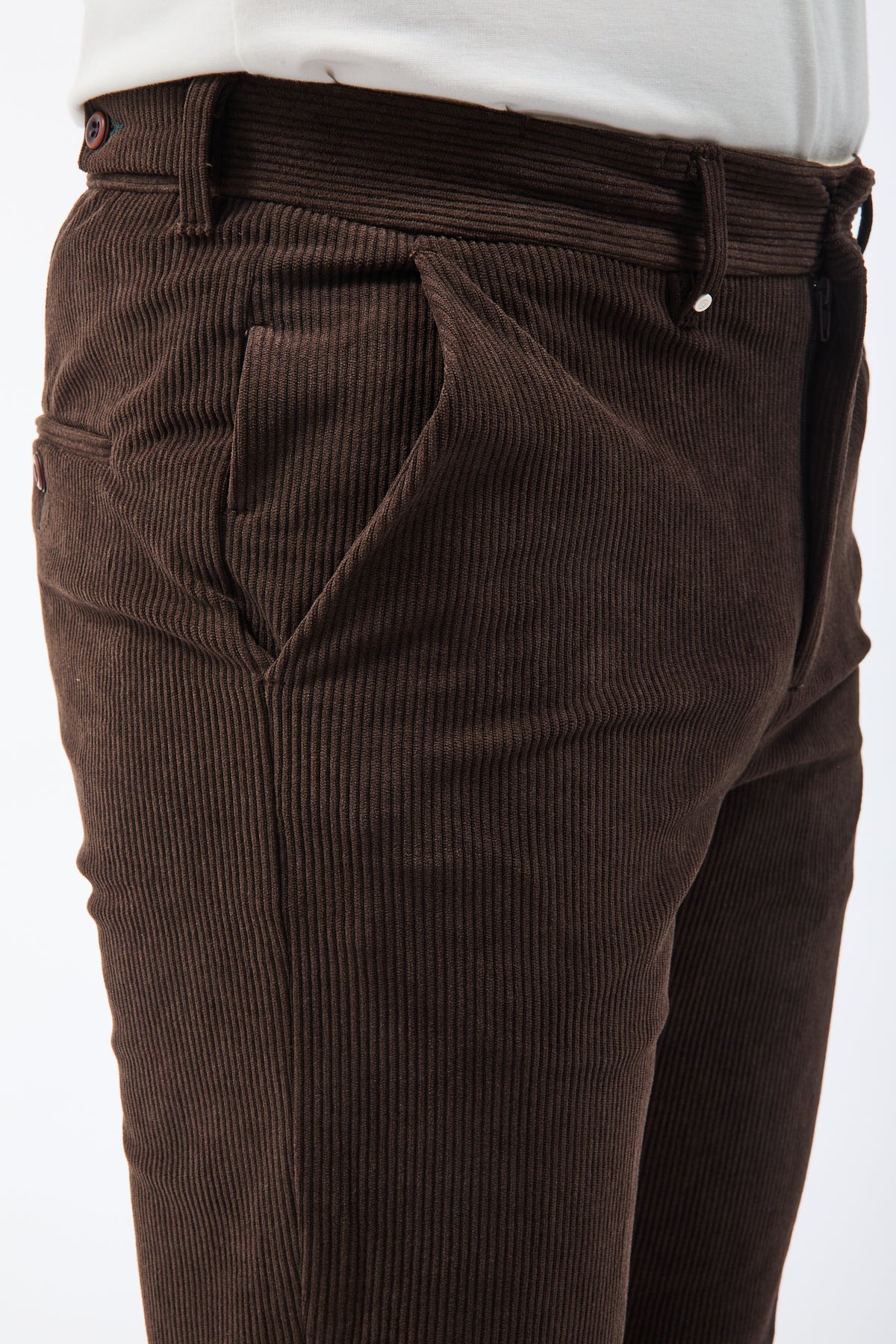 Pantalone Block Eleven Chinos Velluto Moro 10