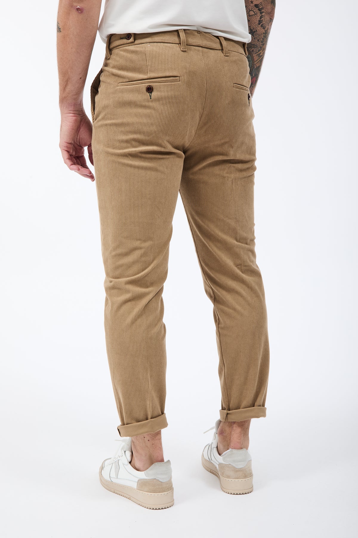 Pantalone Block Eleven Chinos Velluto Cammello 10