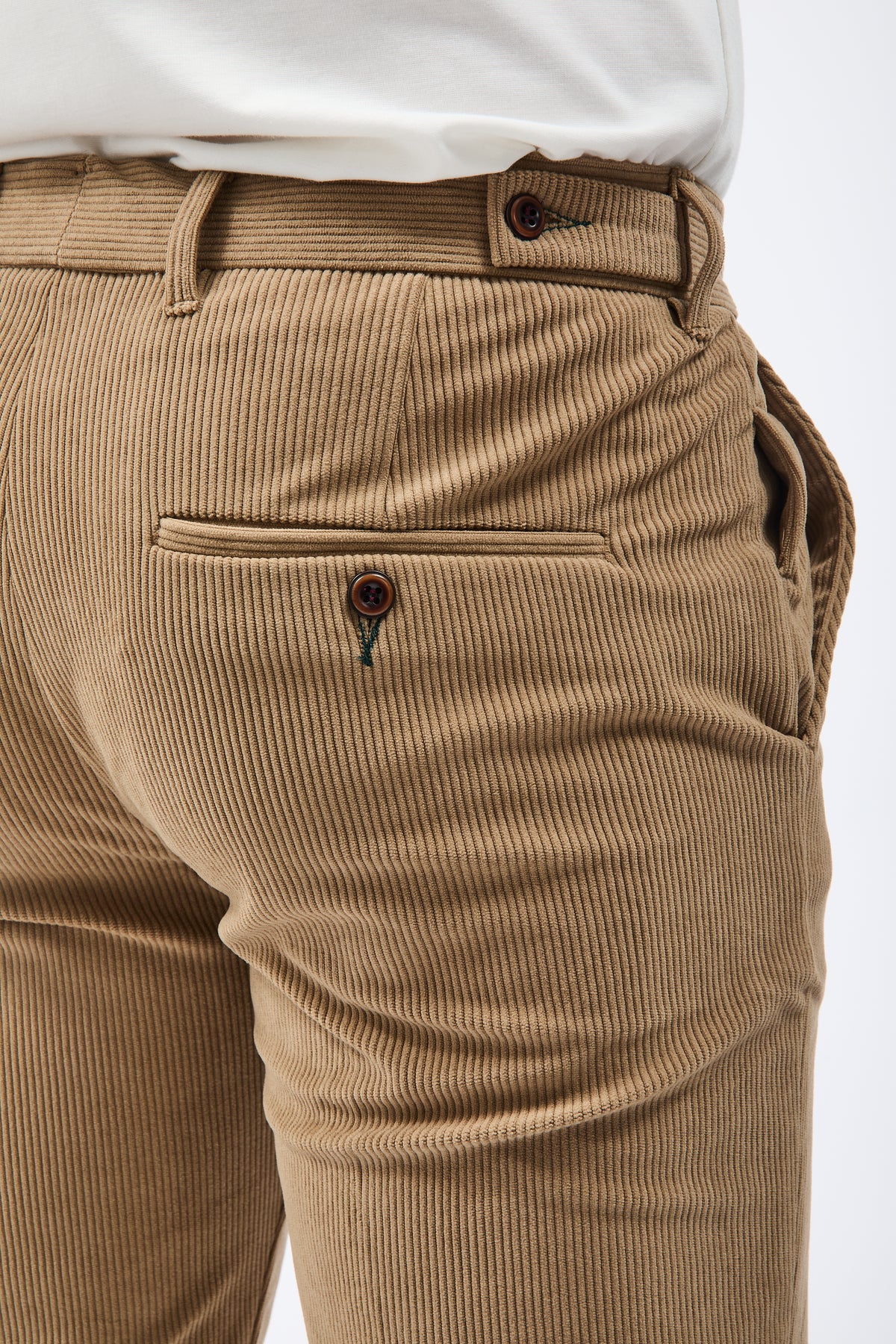Pantalone Block Eleven Chinos Velluto Cammello 10