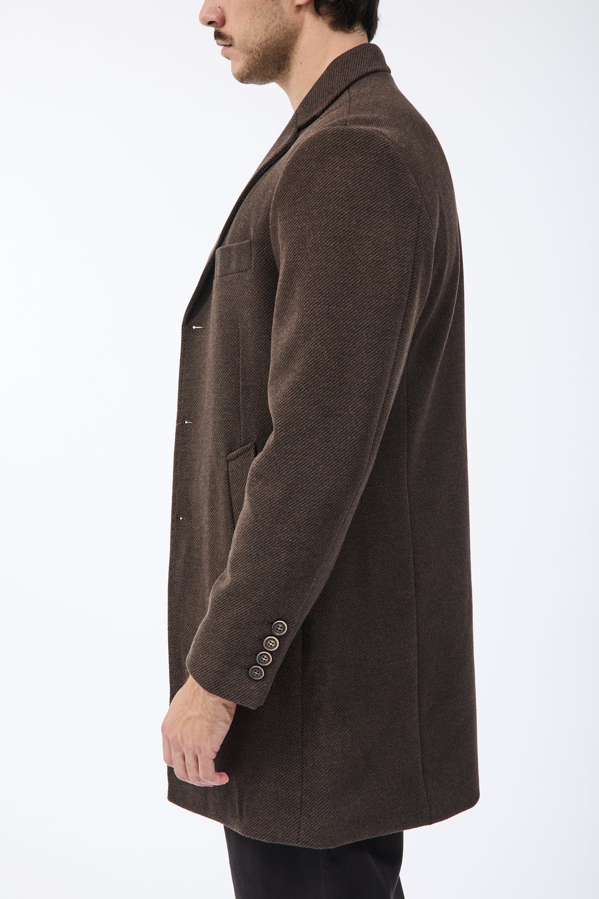 Cappotto Gianni Lupo 7035 Caffè