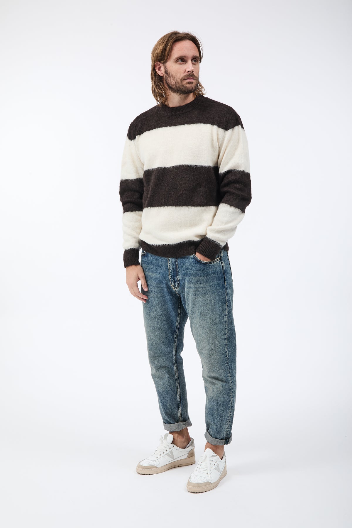 Maglione Berna Righe Moro