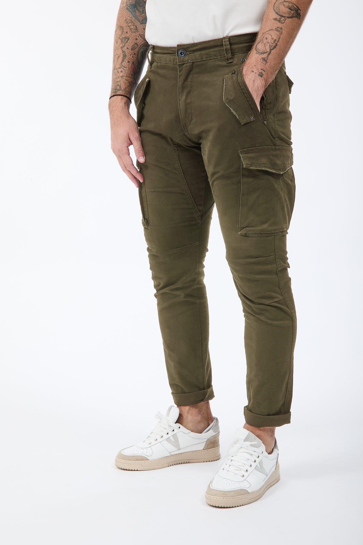 Pantalone Gianni Lupo Cargo Militare 2363