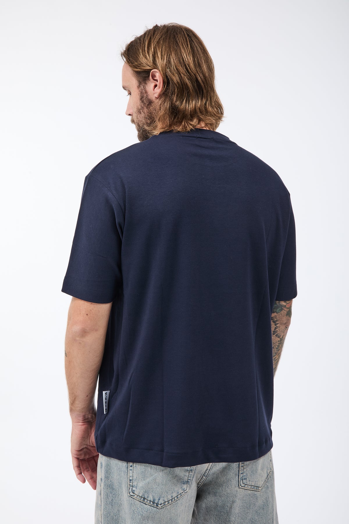 T-shirt Berna Interlock Blu