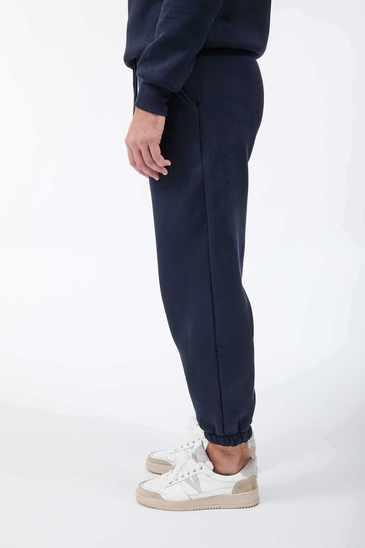 Pantalone Berna Felpa Polsino Blu