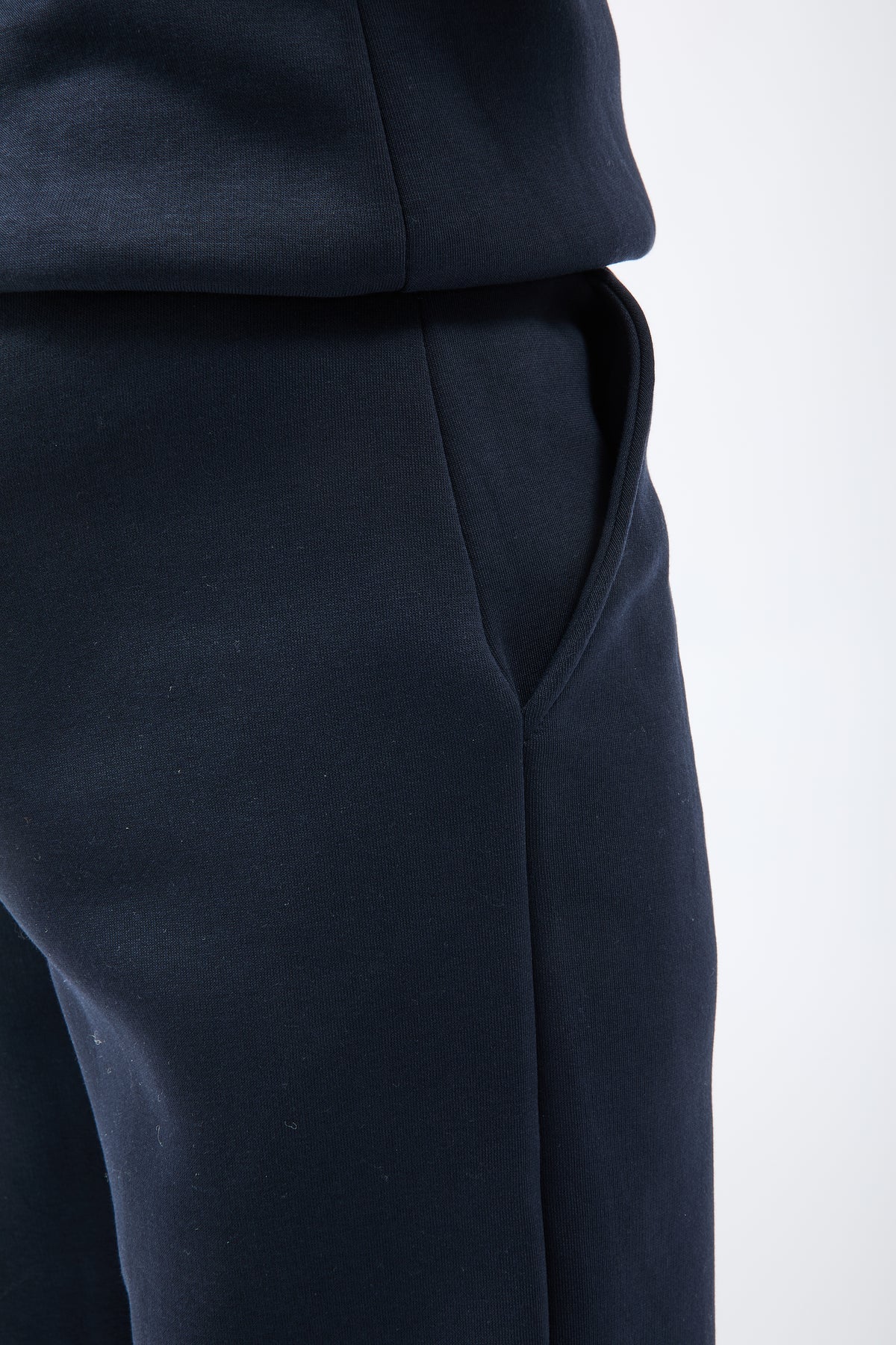 Pantalone Berna Felpa Polsino Blu
