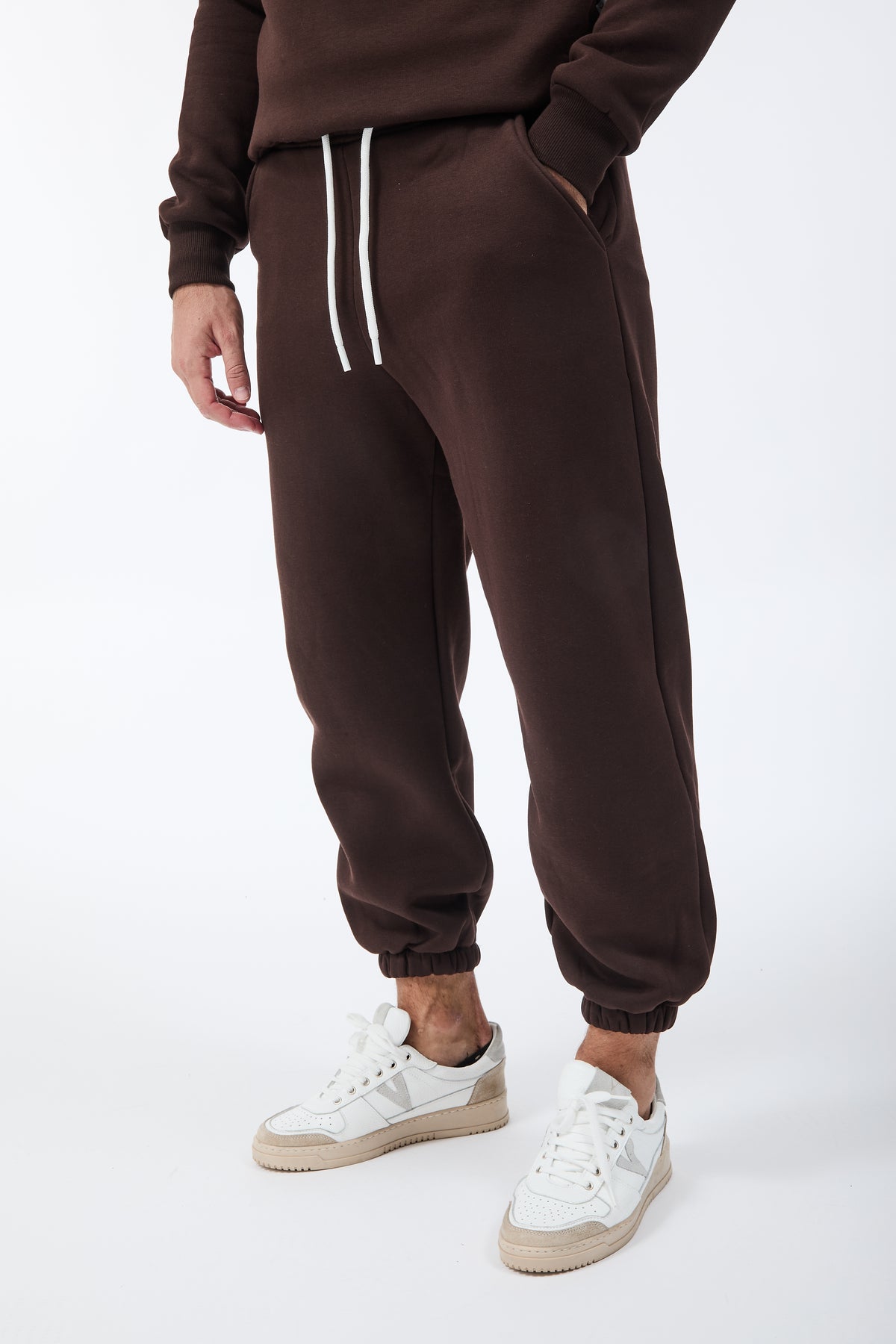 Pantalone Berna Felpa Polsino Moro