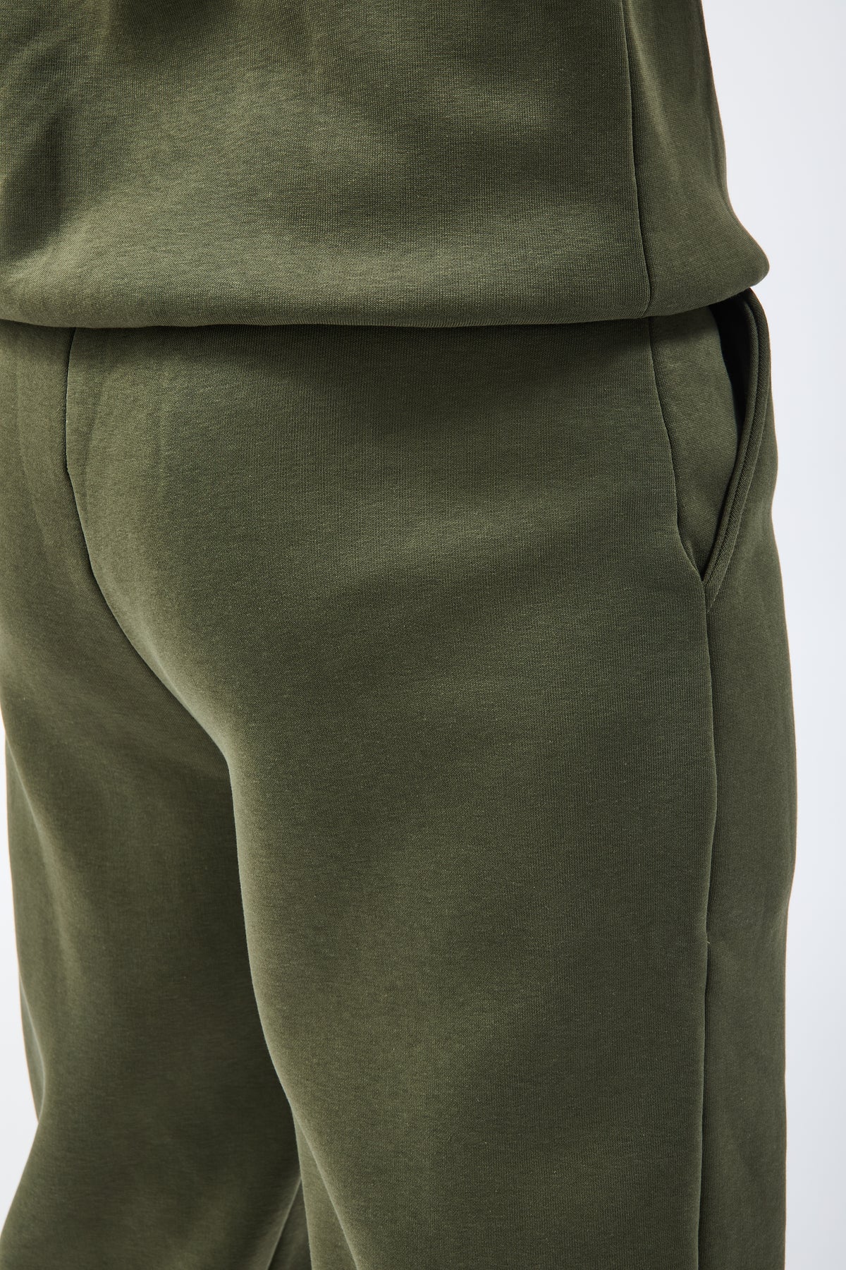 Pantalone Berna Felpa Polsino Muschio