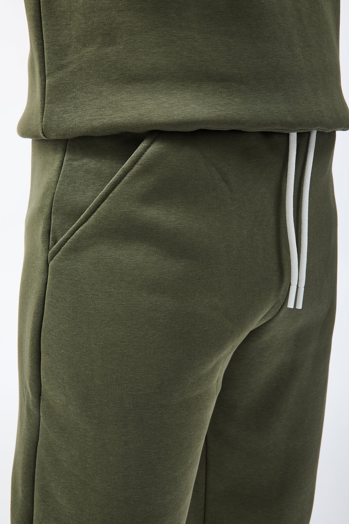 Pantalone Berna Felpa Polsino Muschio