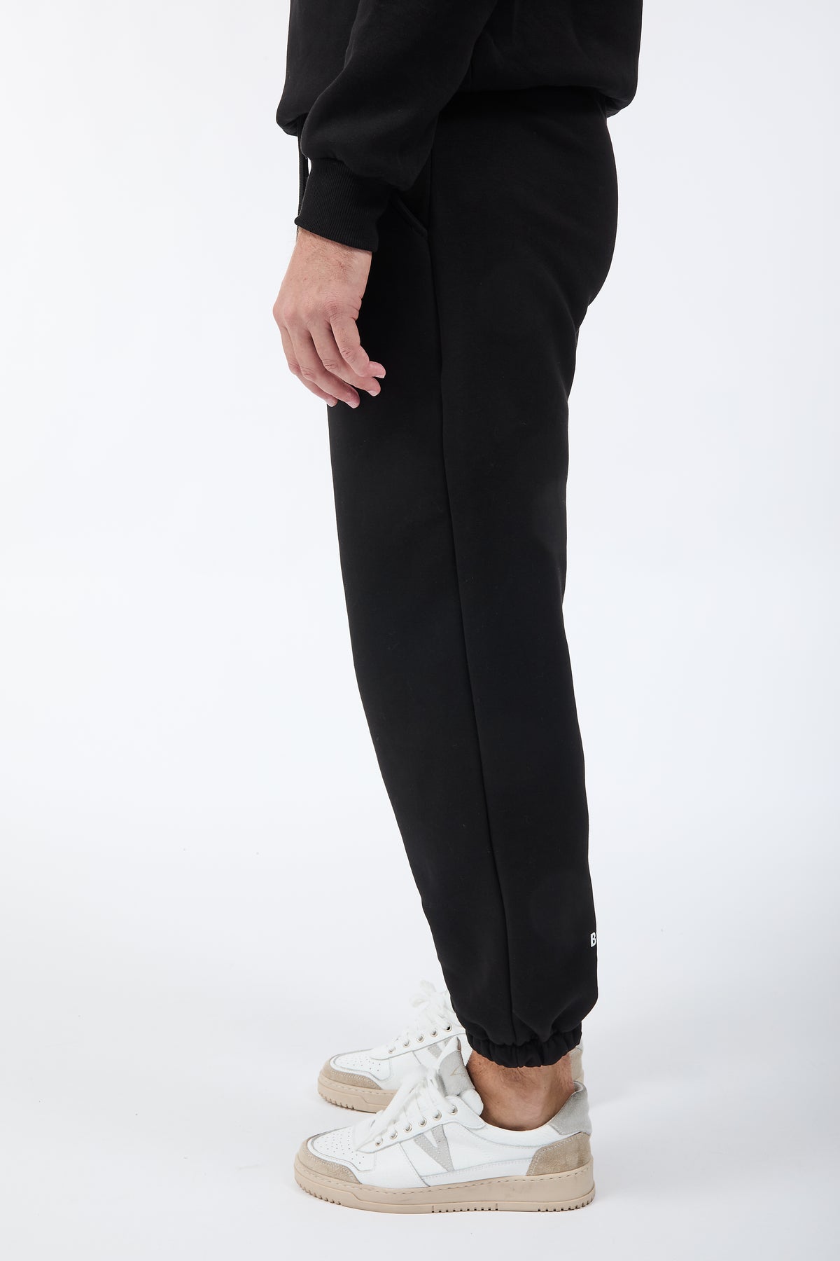 Pantalone Berna Felpa Polsino Nero
