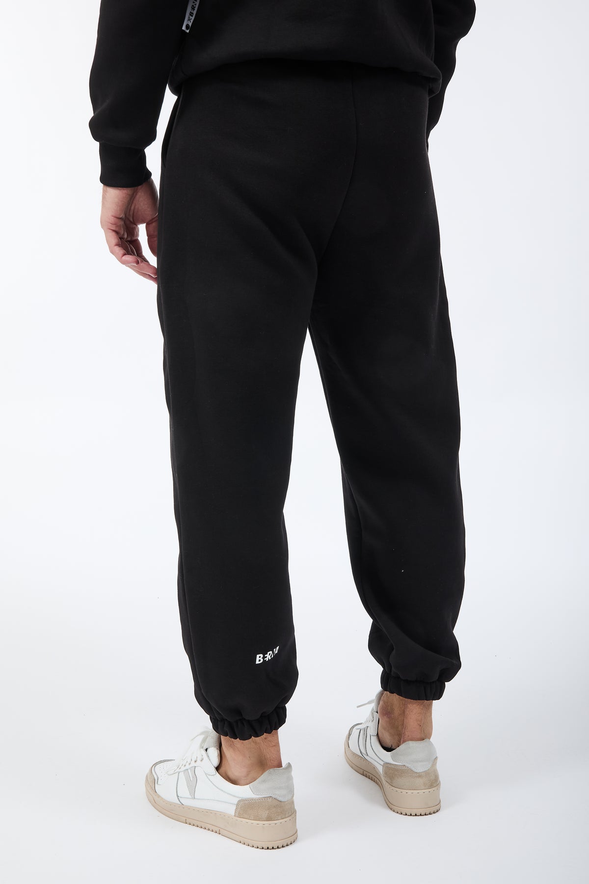 Pantalone Berna Felpa Polsino Nero