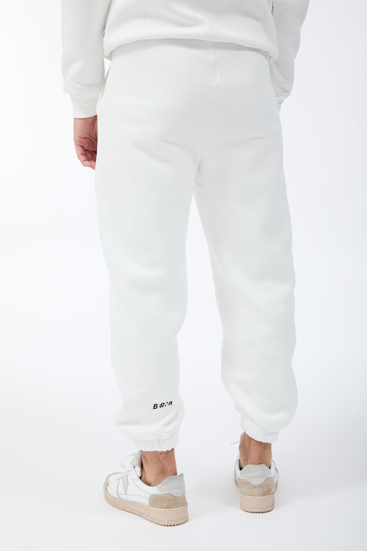 Pantalone Berna Felpa Polsino Panna
