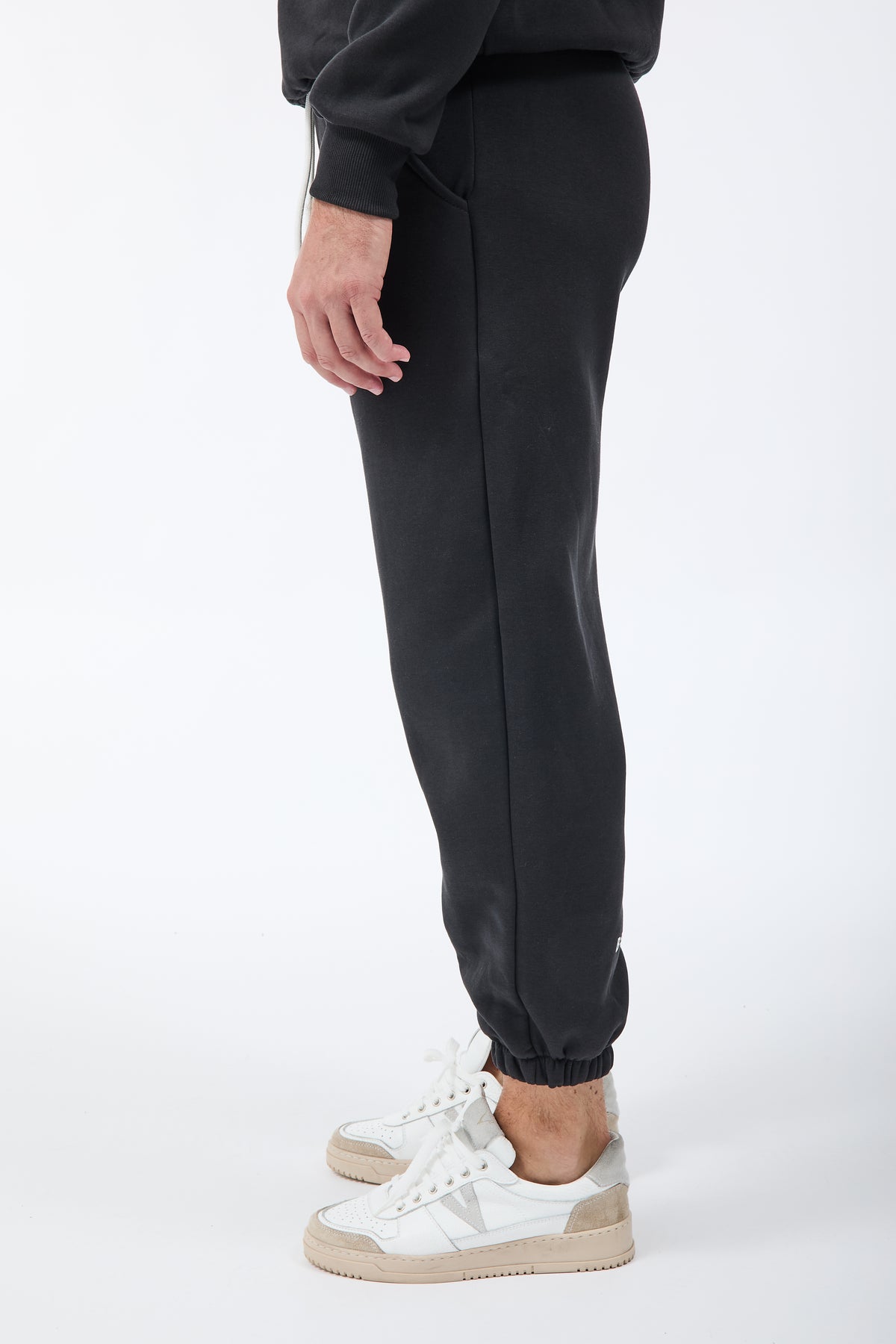 Pantalone Berna Felpa Polsino Piombo