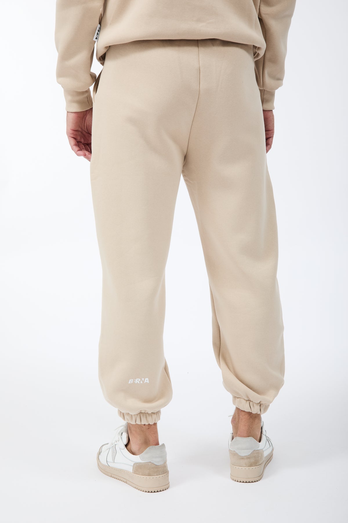 Pantalone Berna Felpa Polsino Avorio
