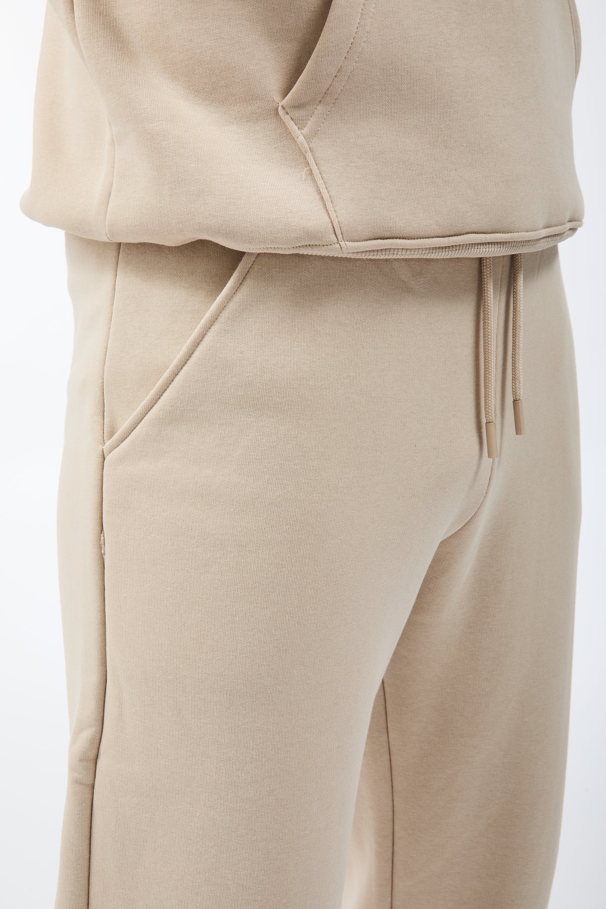 Pantalone Berna Felpa Polsino Avorio