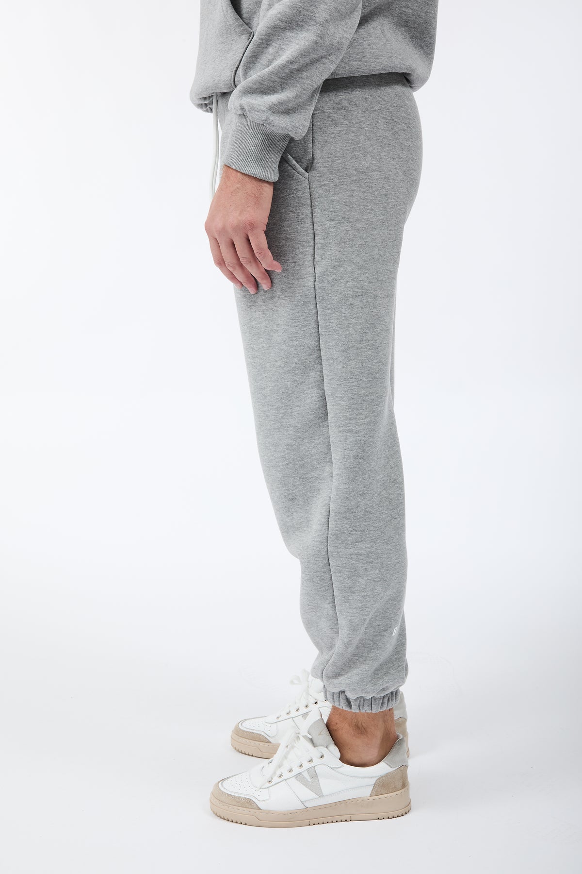Pantalone Berna Felpa Polsino Grigio