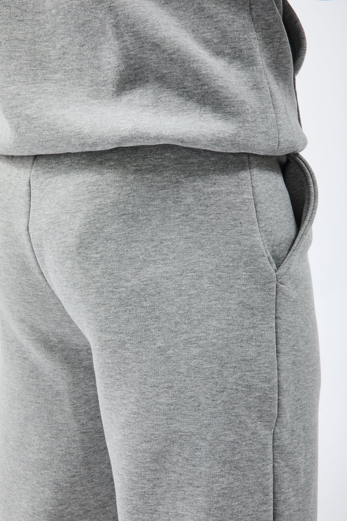Pantalone Berna Felpa Polsino Grigio