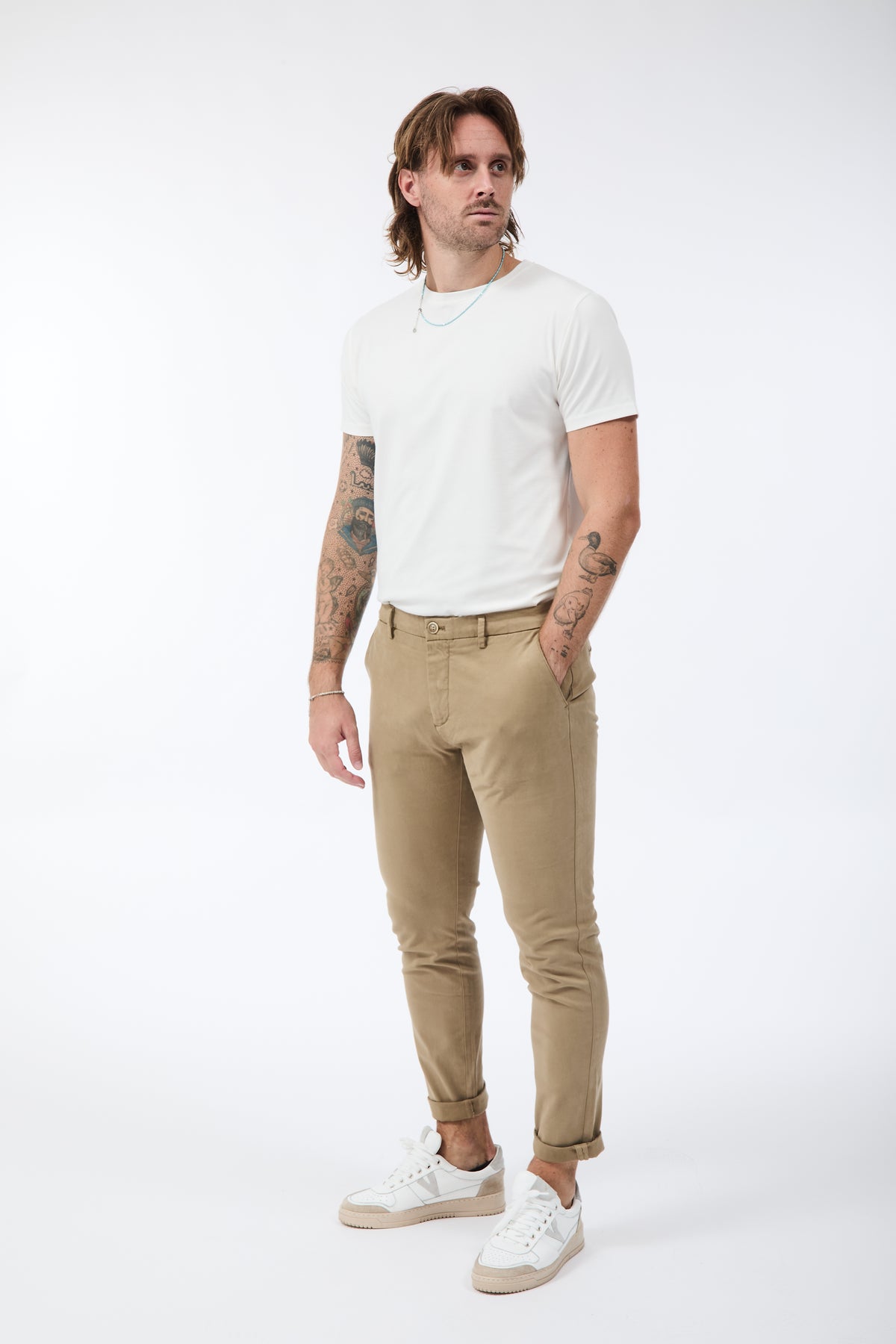 Pantalone Gianni Lupo Tahoma Cammello