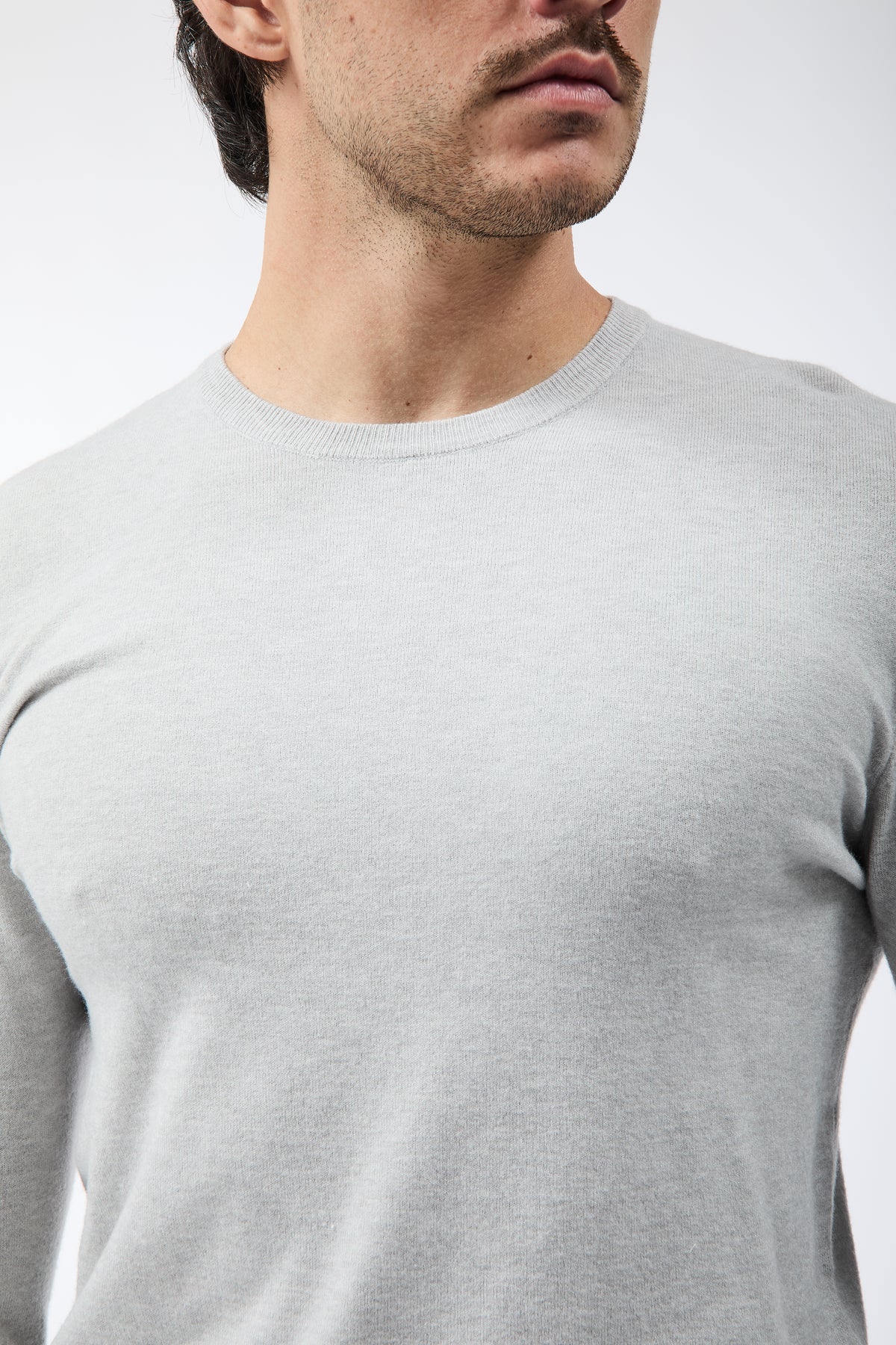 Maglioncino Gianni Lupo 33398 Grigio Chiaro