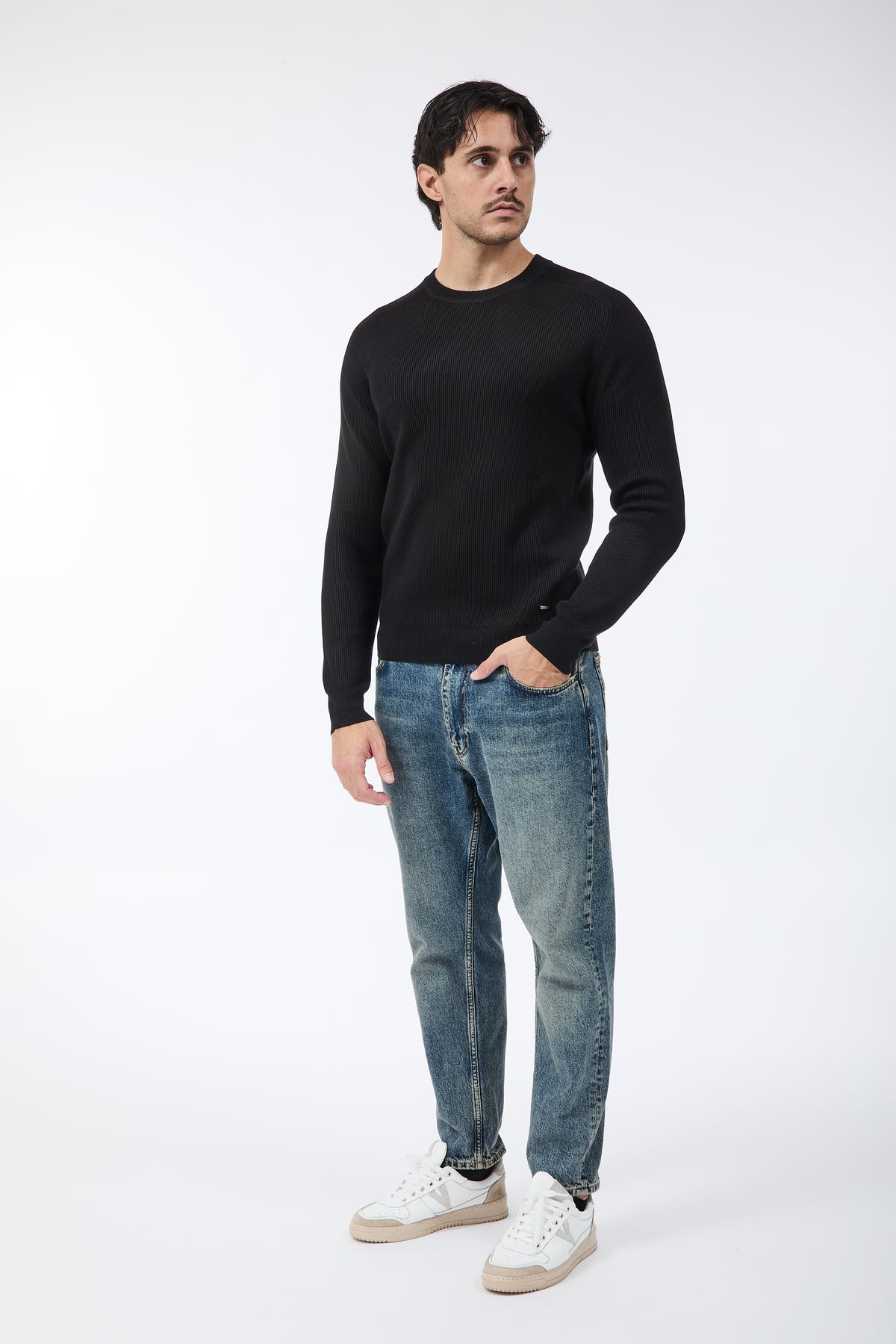 Maglione Gianni Lupo Nero 35213