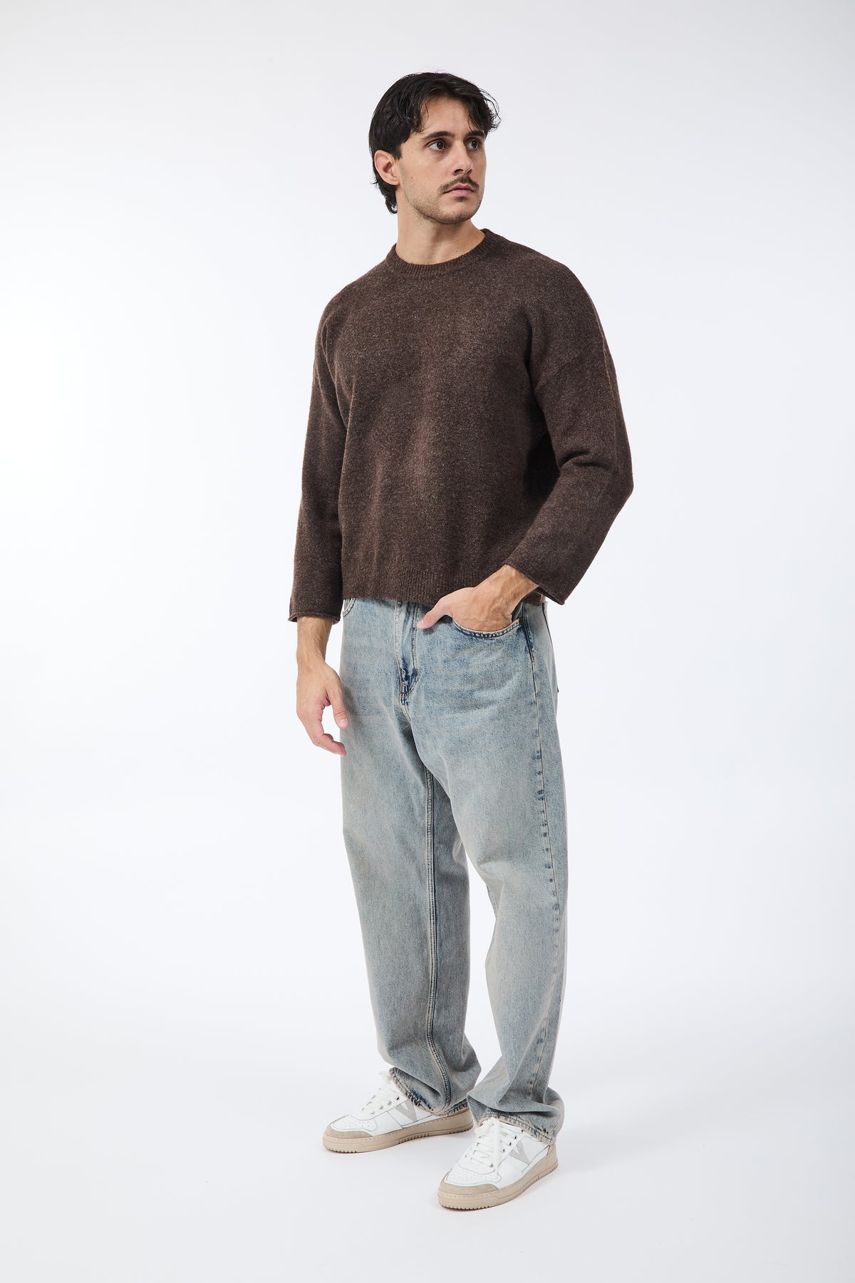 Maglione Berna Cropped Moro 281