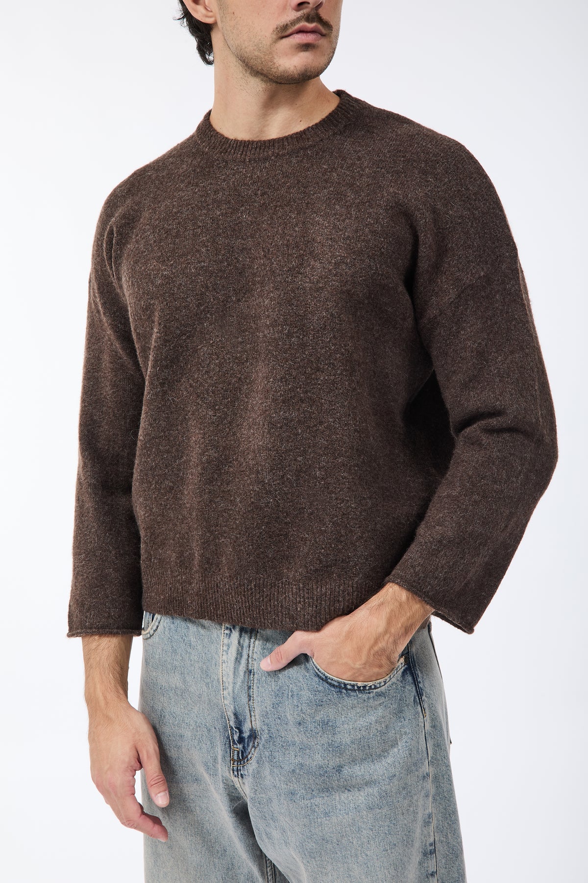 Maglione Berna Cropped Moro 281