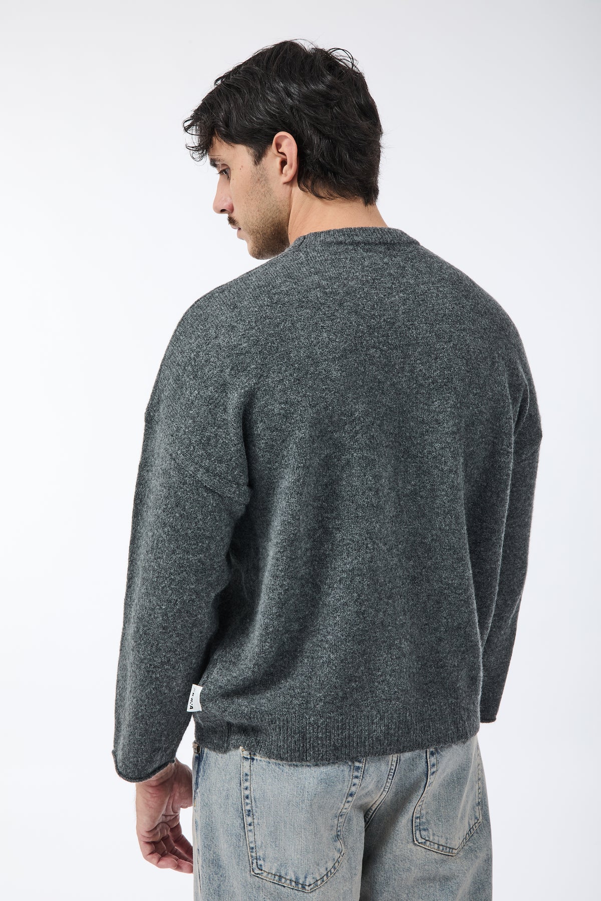 Maglione Berna Cropped Grigio 281
