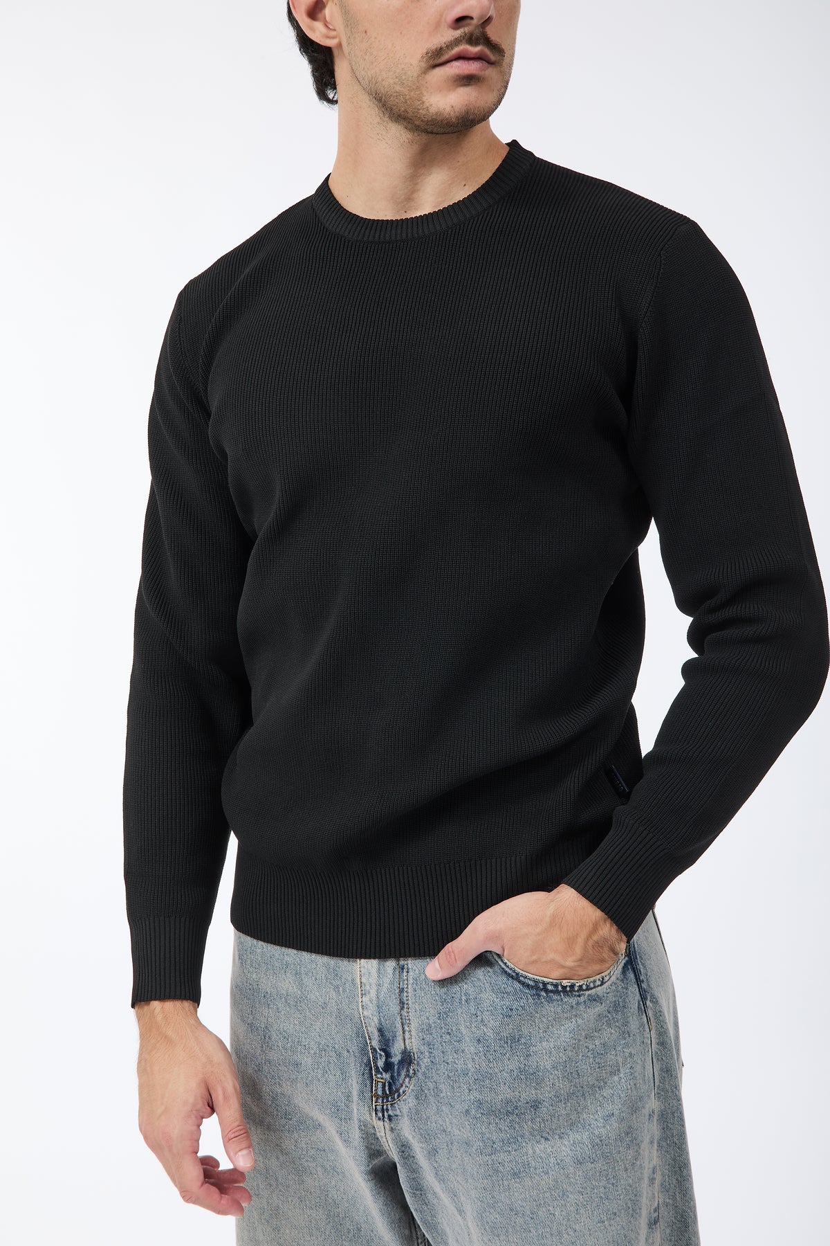 Maglione Over-d Nero M06